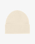 Merino Wool Beanie - Optical White