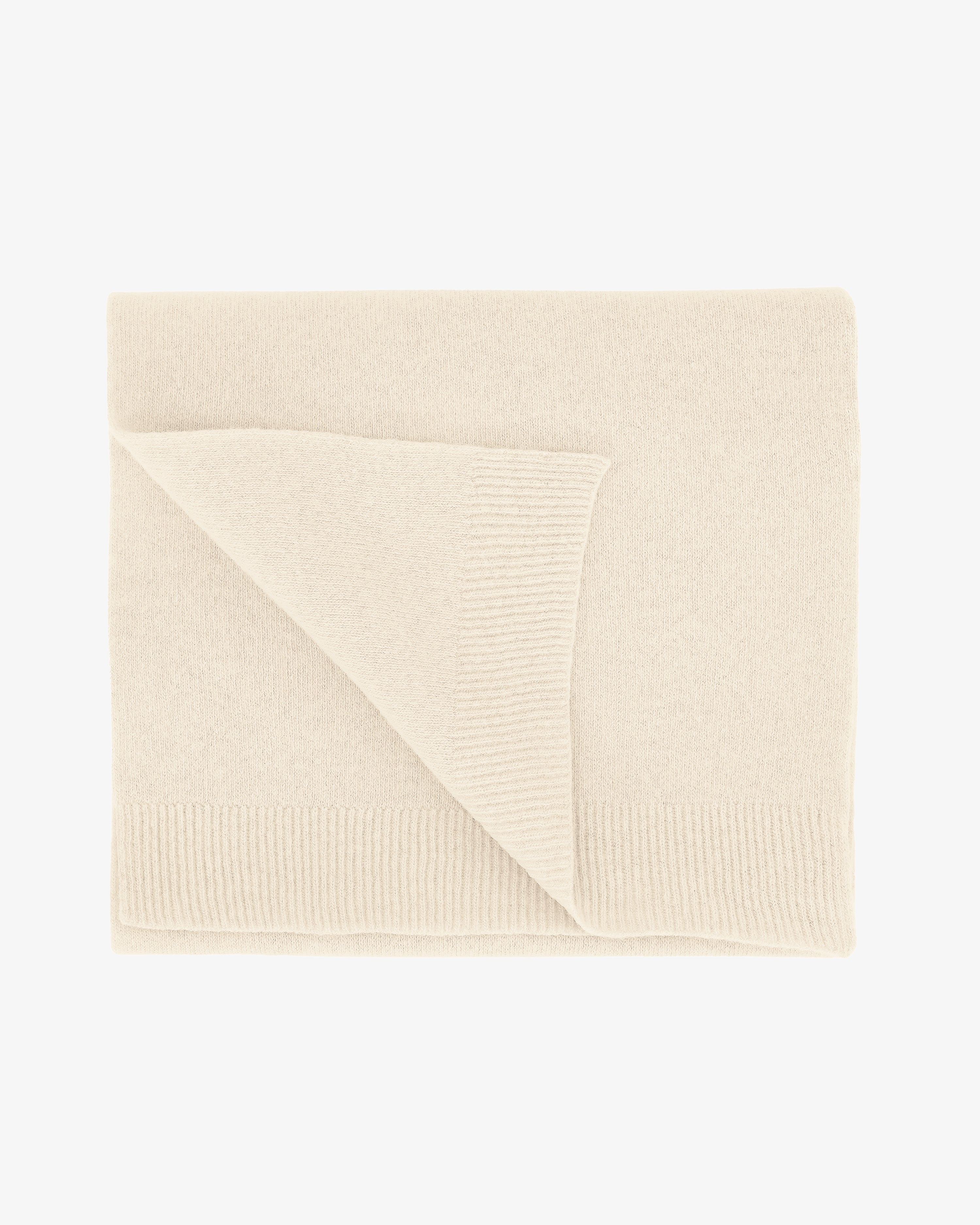 Merino Wool Scarf - Optical White