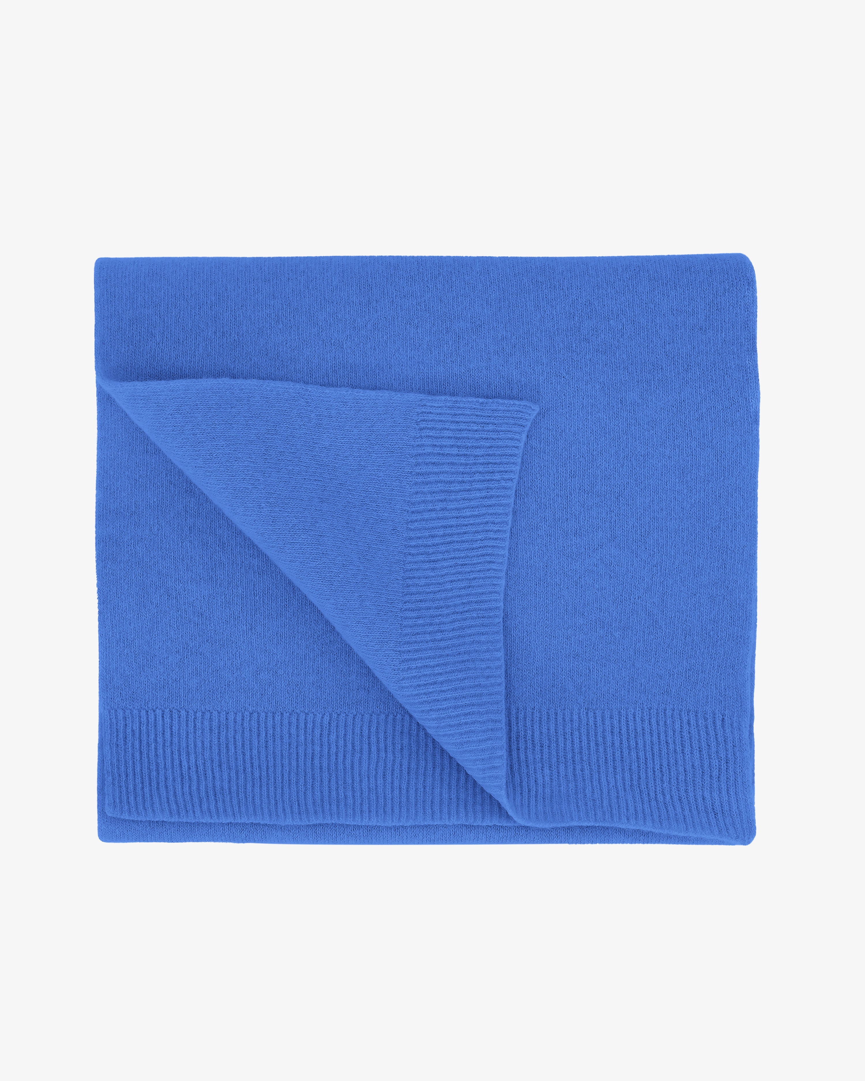 Merino Wool Scarf - Pacific Blue