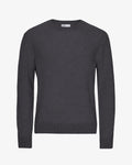 Classic Merino Wool Crew - Lava Grey