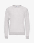 Classic Merino Wool Crew - Snow Melange