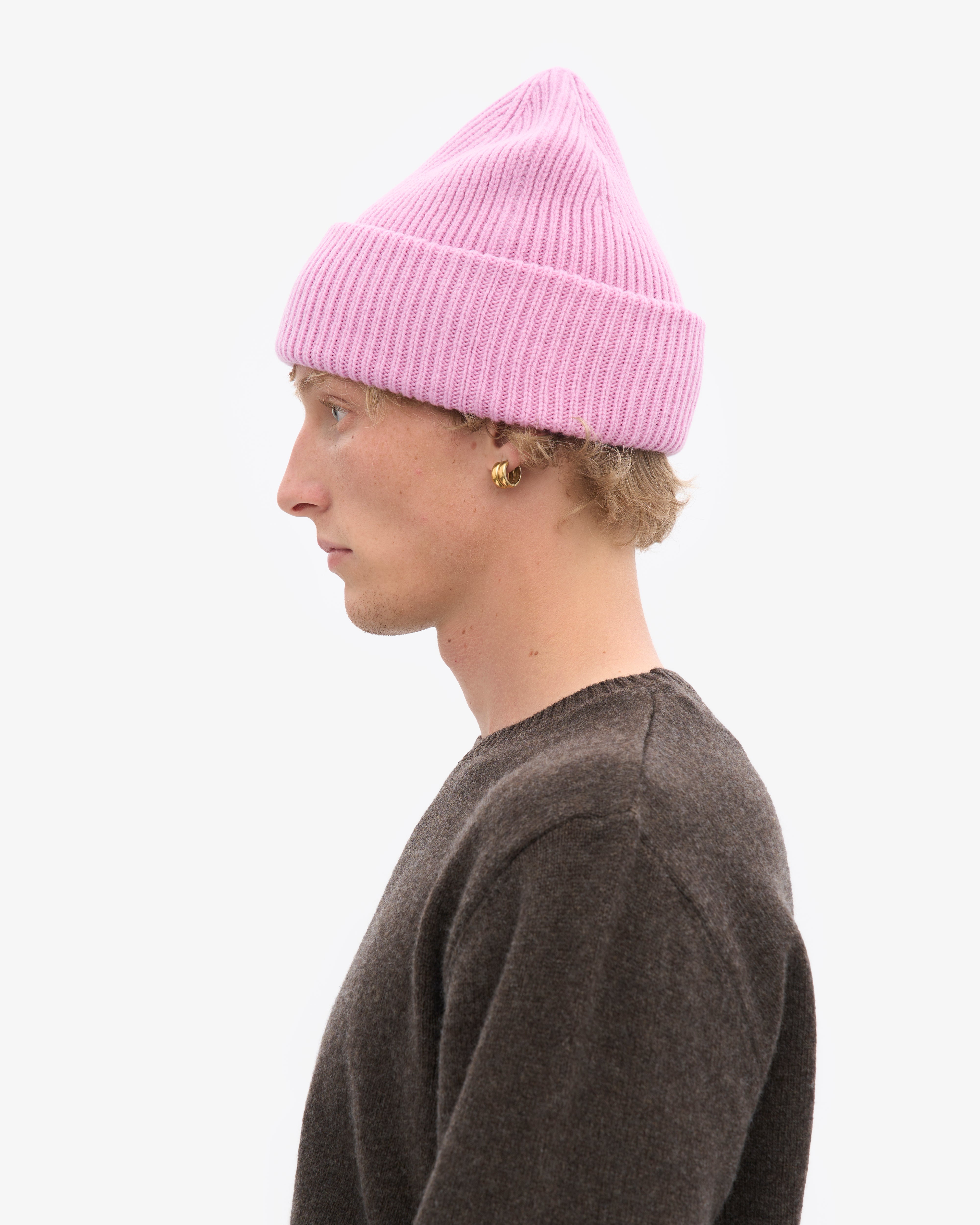 Merino Wool Hat - Cherry Blossom