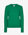 Women Classic Merino Wool Crew - Kelly Green