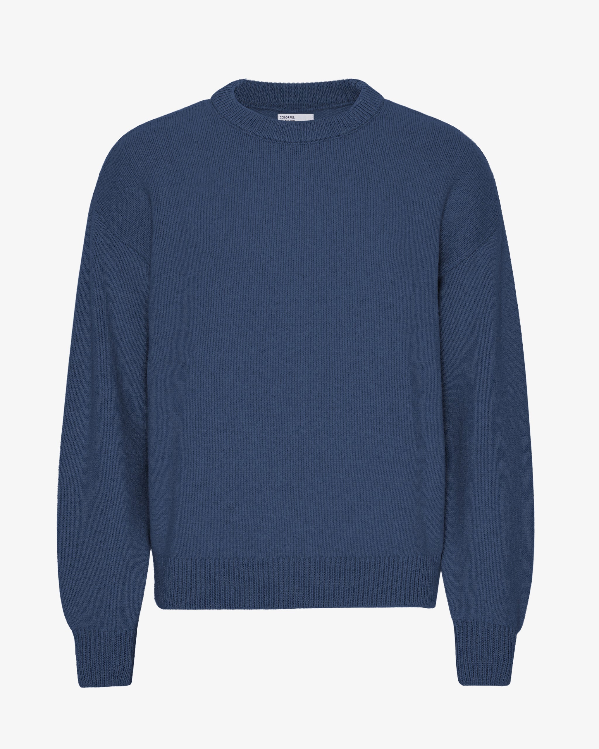 Organic Oversized Crew - Petrol Blue