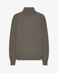 Merino Wool Turtleneck - Dusty Olive