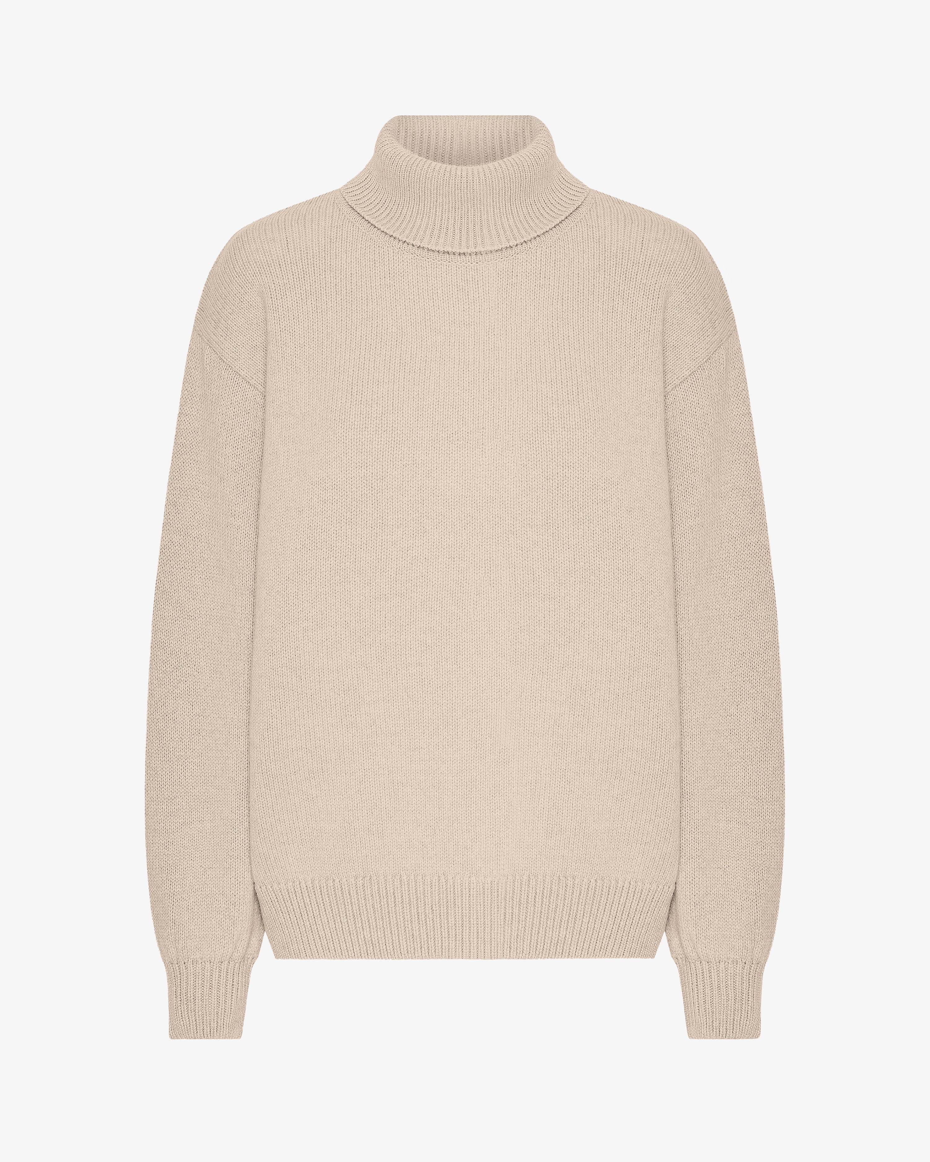 Merino Wool Turtleneck - Ivory White