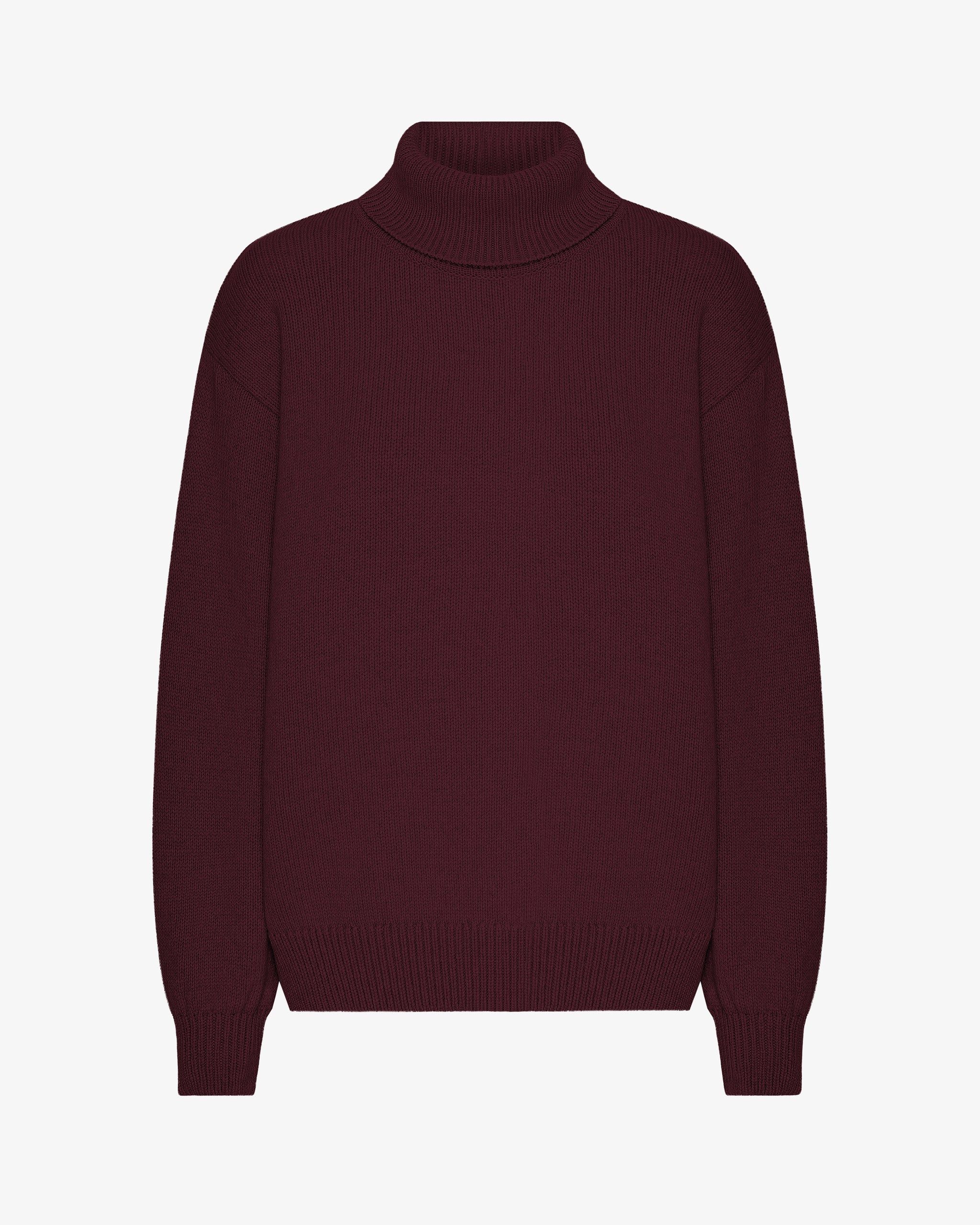 Oxblood Calliope Turtleneck Sweater