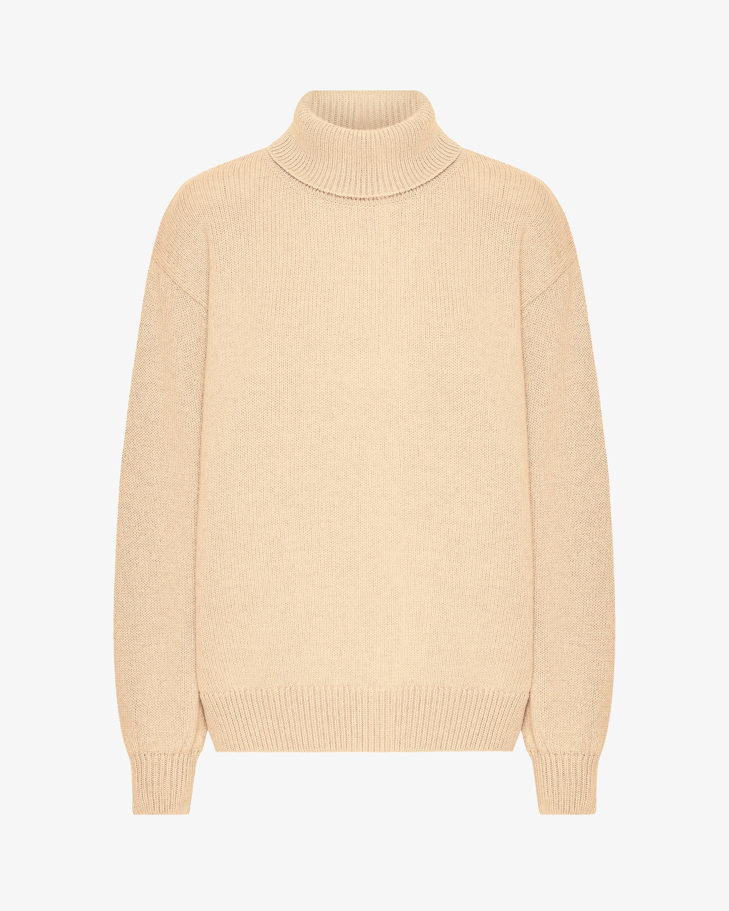 Merino Wool Turtleneck - Soft Yellow