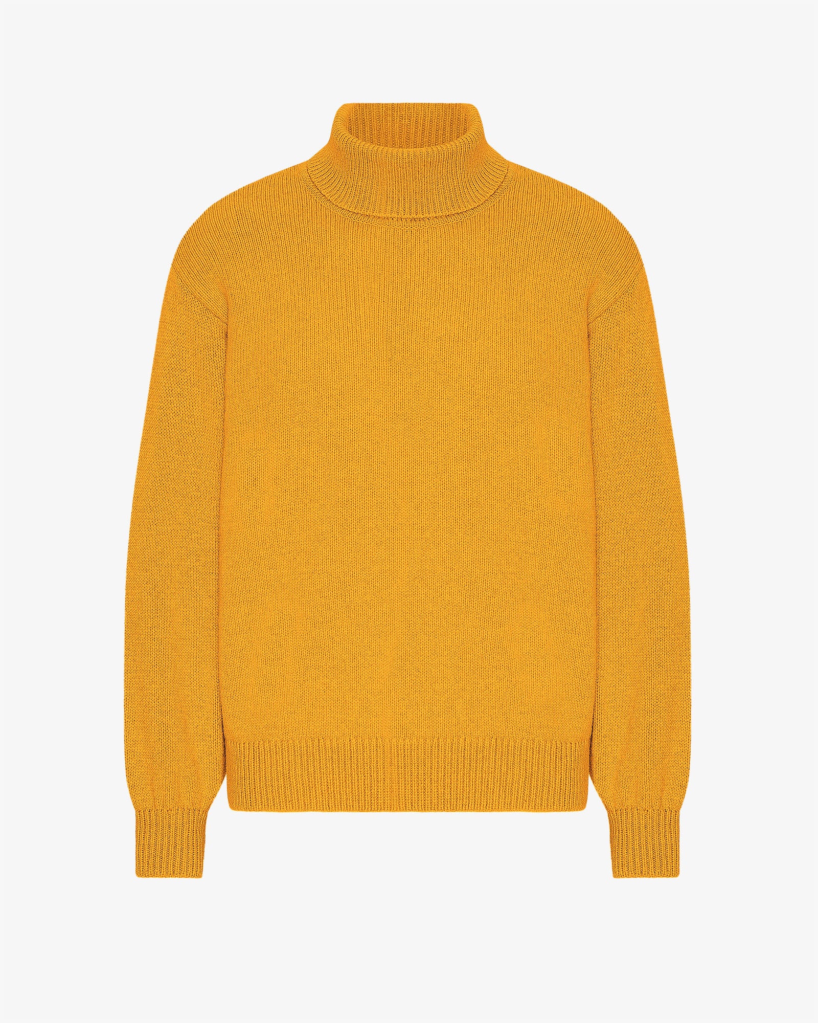 Yellow orders mock neck