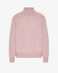 Merino Wool Turtleneck - Faded Pink