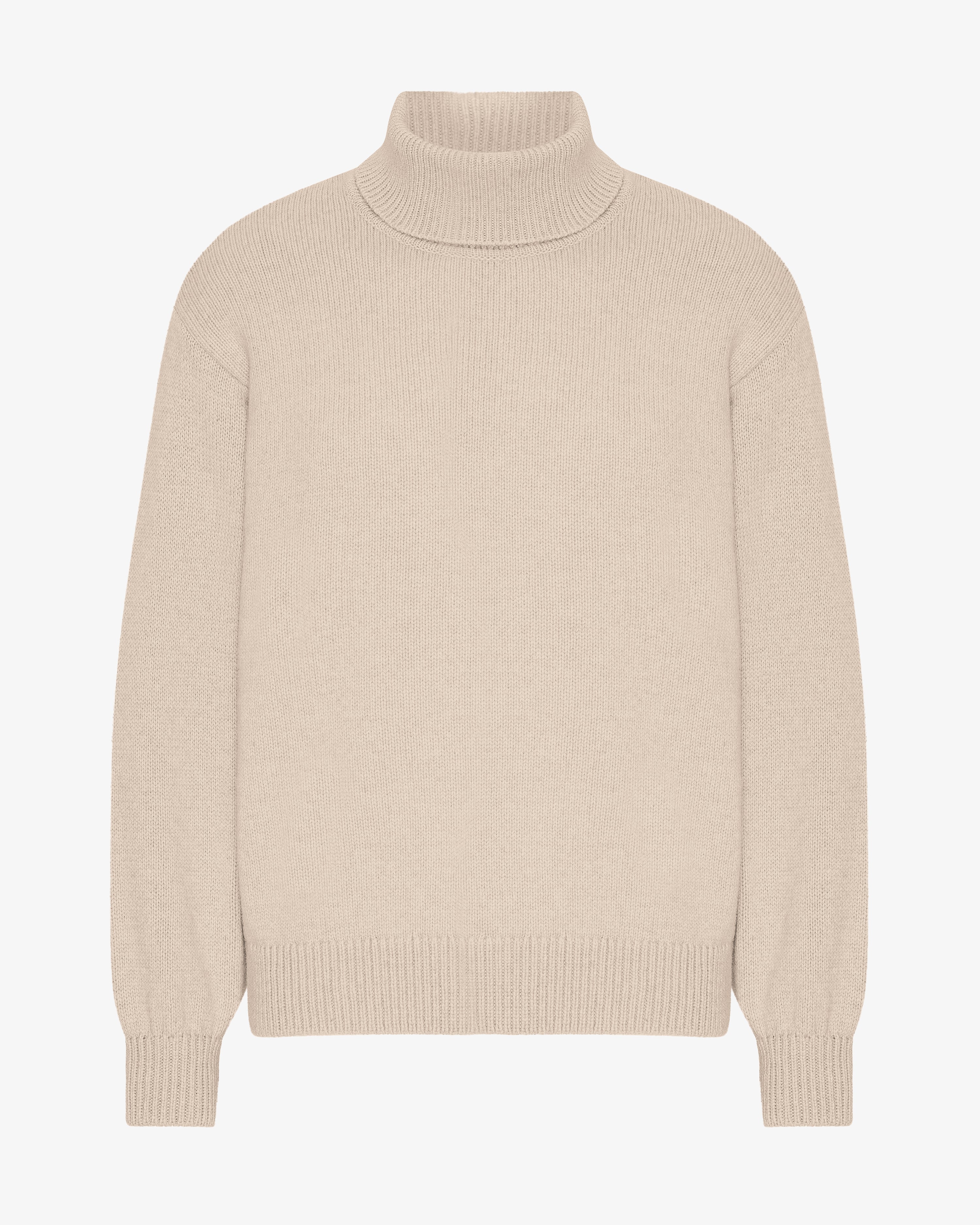 Merino Wool Turtleneck - Ivory White