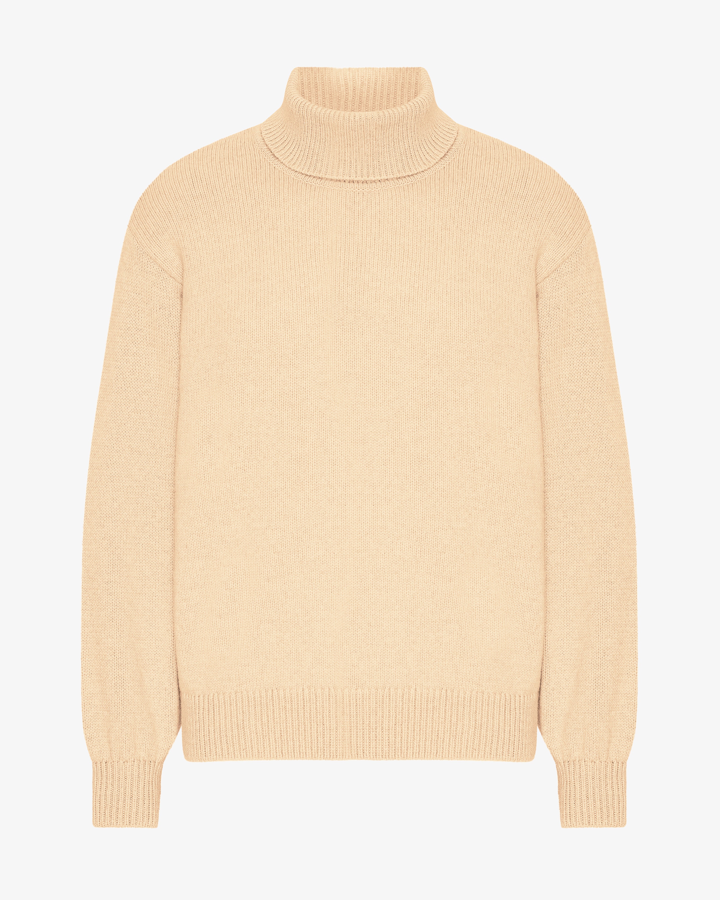 Merino Wool Turtleneck - Soft Yellow