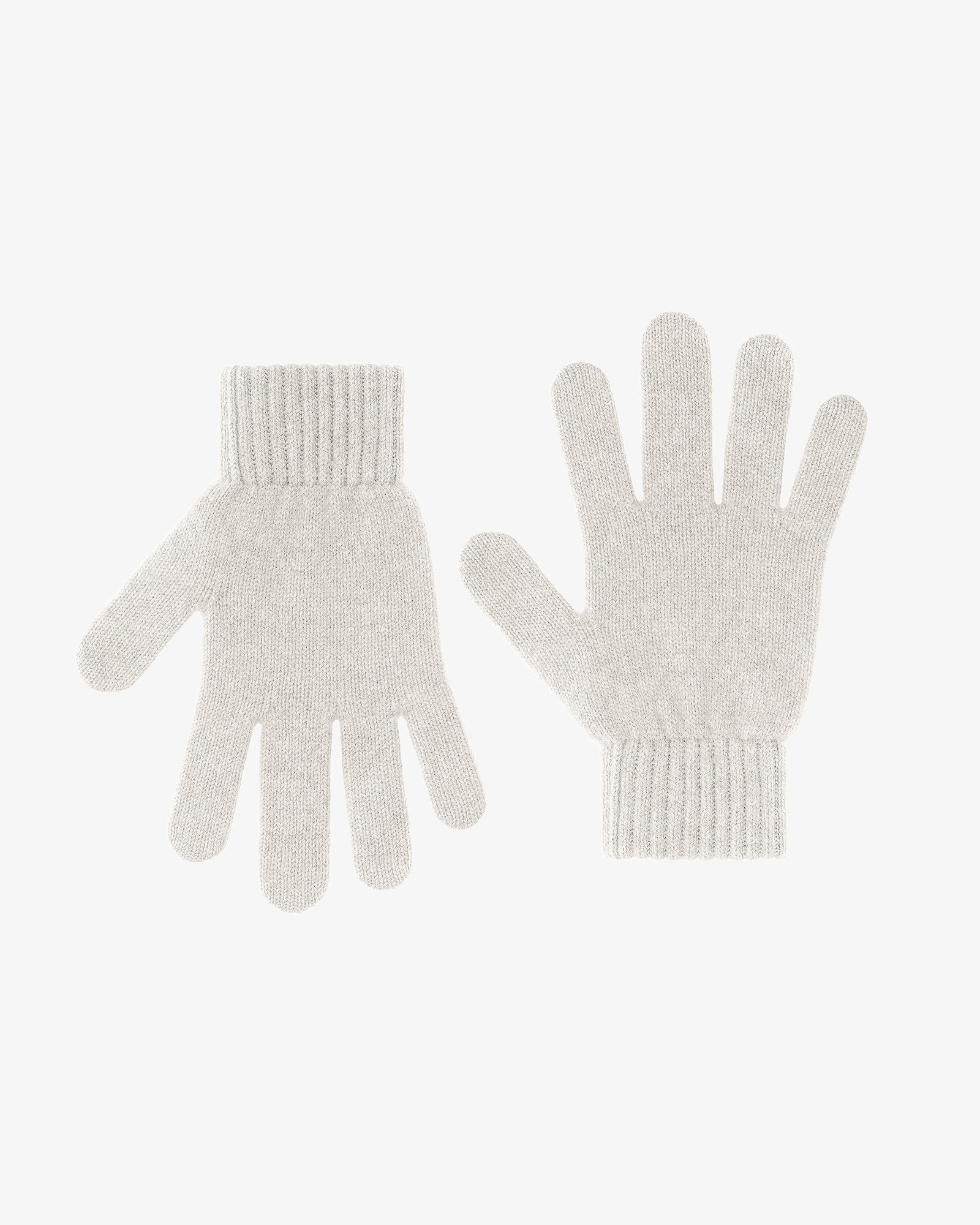 Merino Wool Gloves - Optical White
