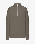 Merino Quarter Zip - Dusty Olive