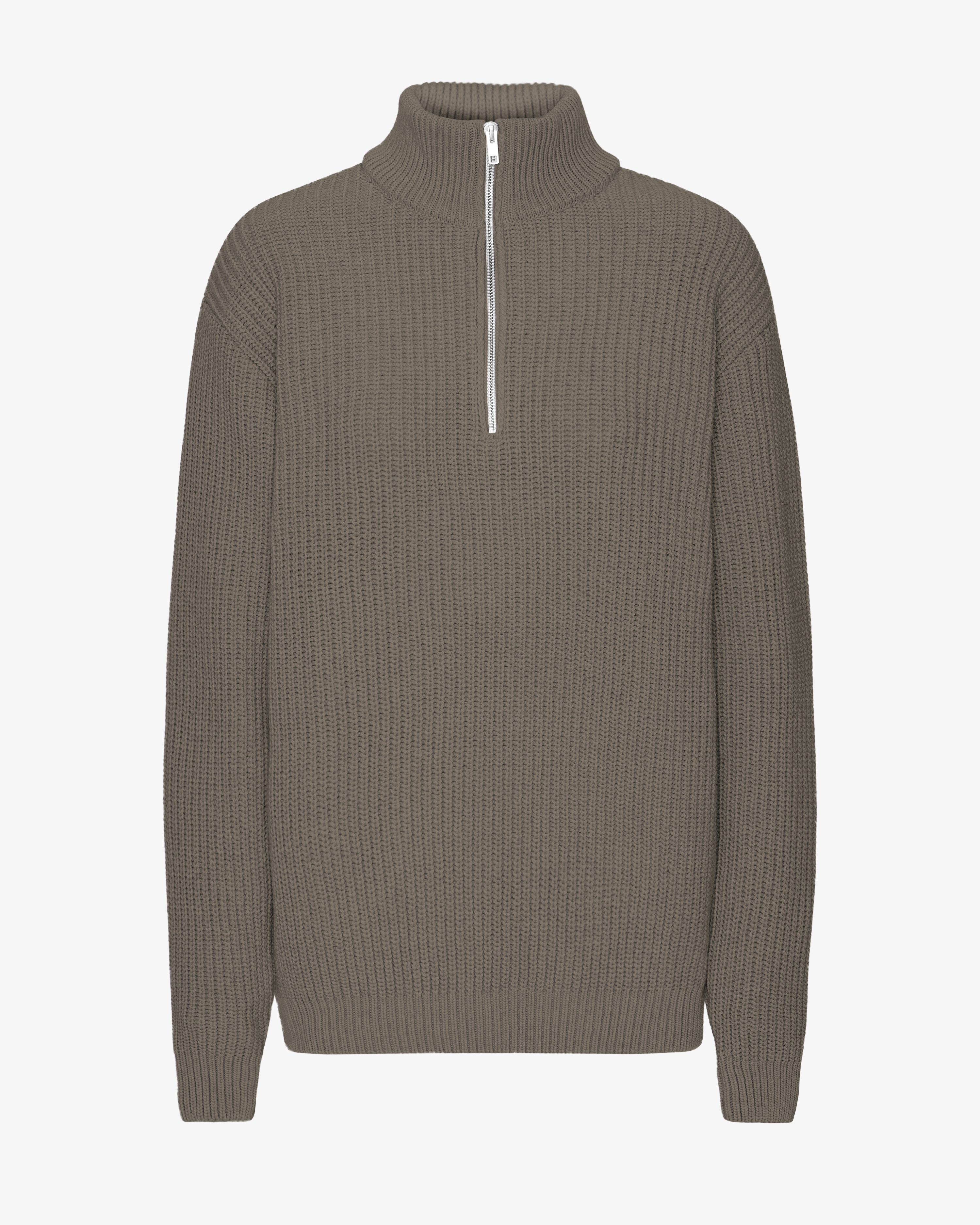 Merino Quarter Zip - Dusty Olive