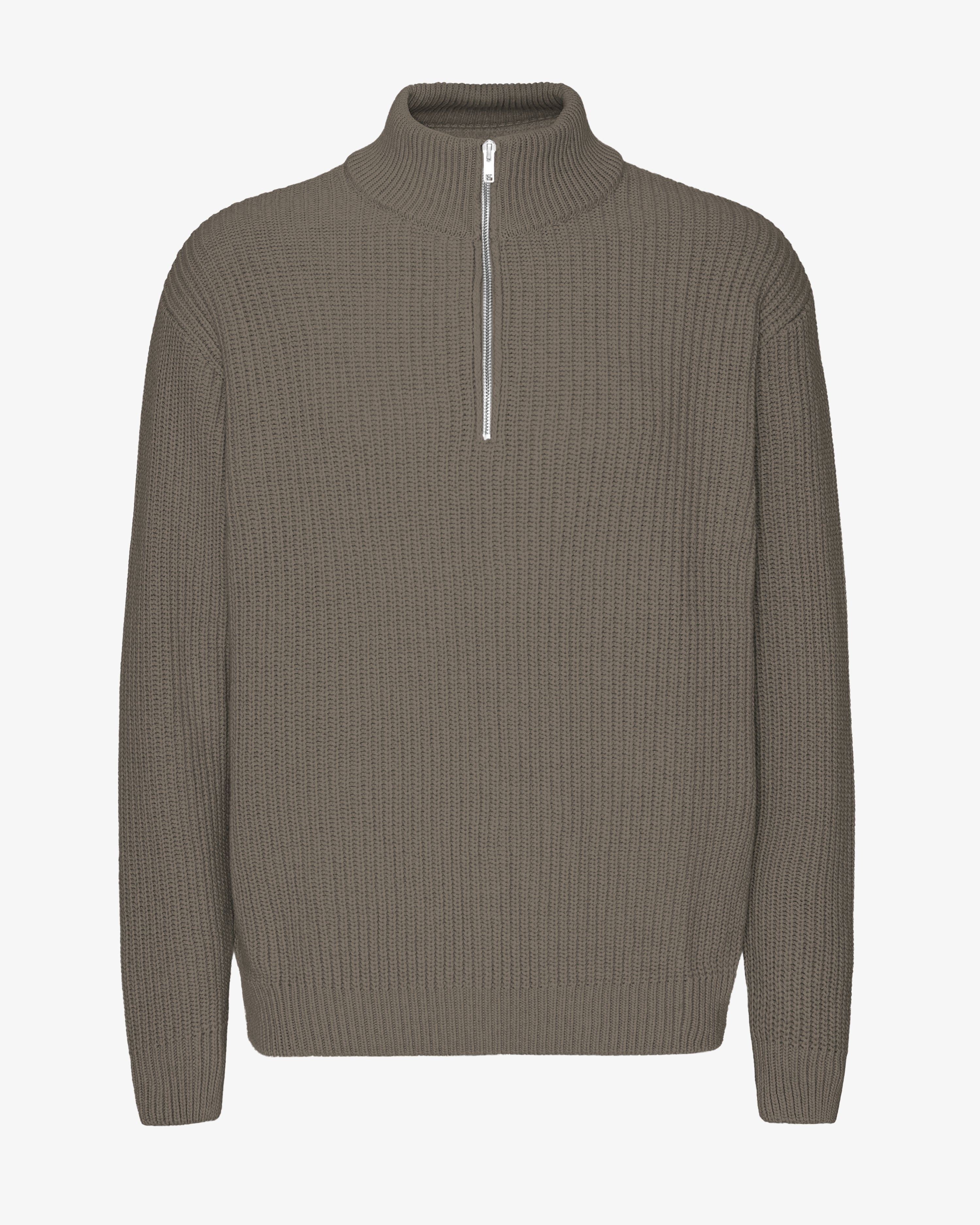 Merino Quarter Zip - Dusty Olive