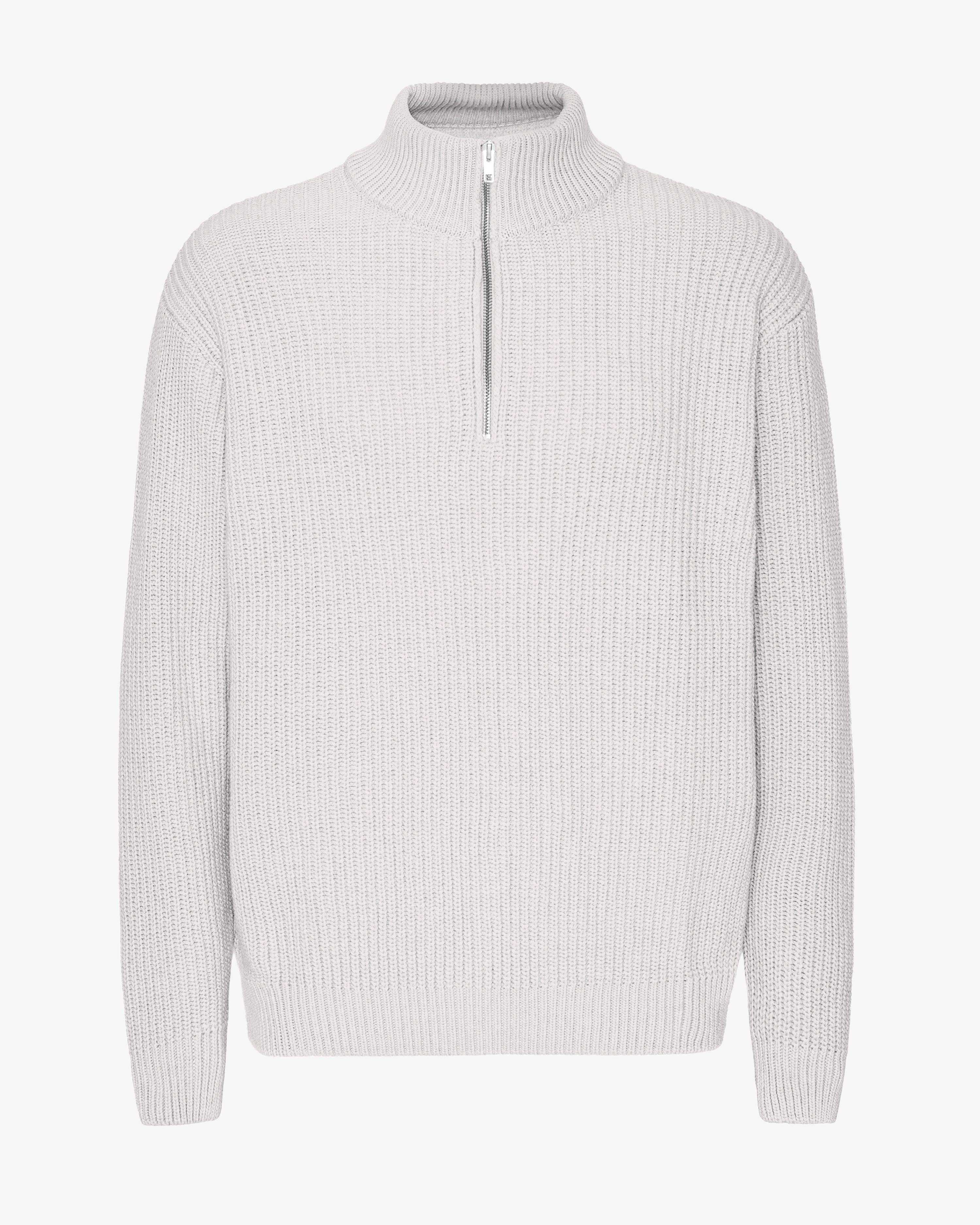Merino Quarter Zip - Snow Melange