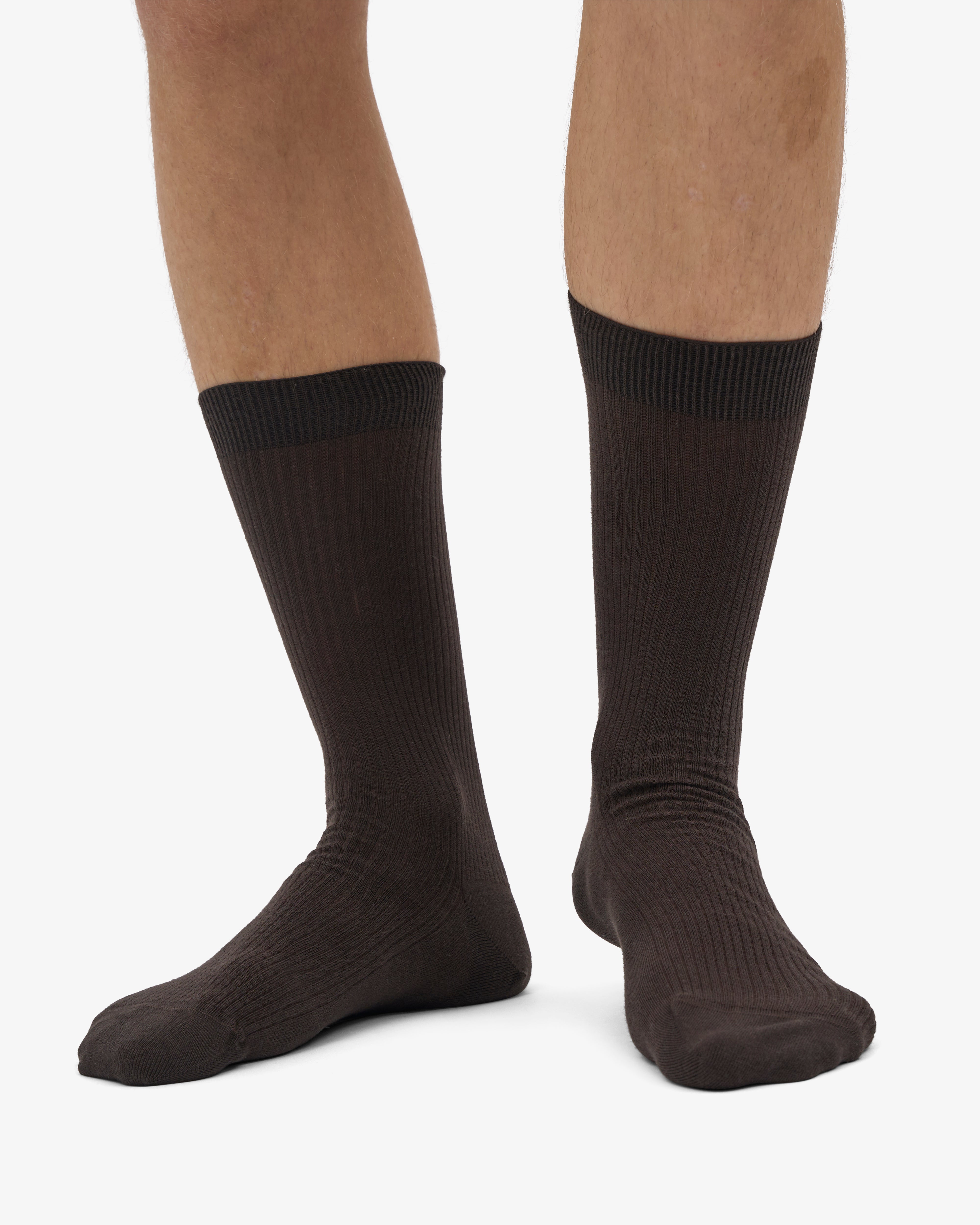 Classic Organic Sock - Coffee Brown