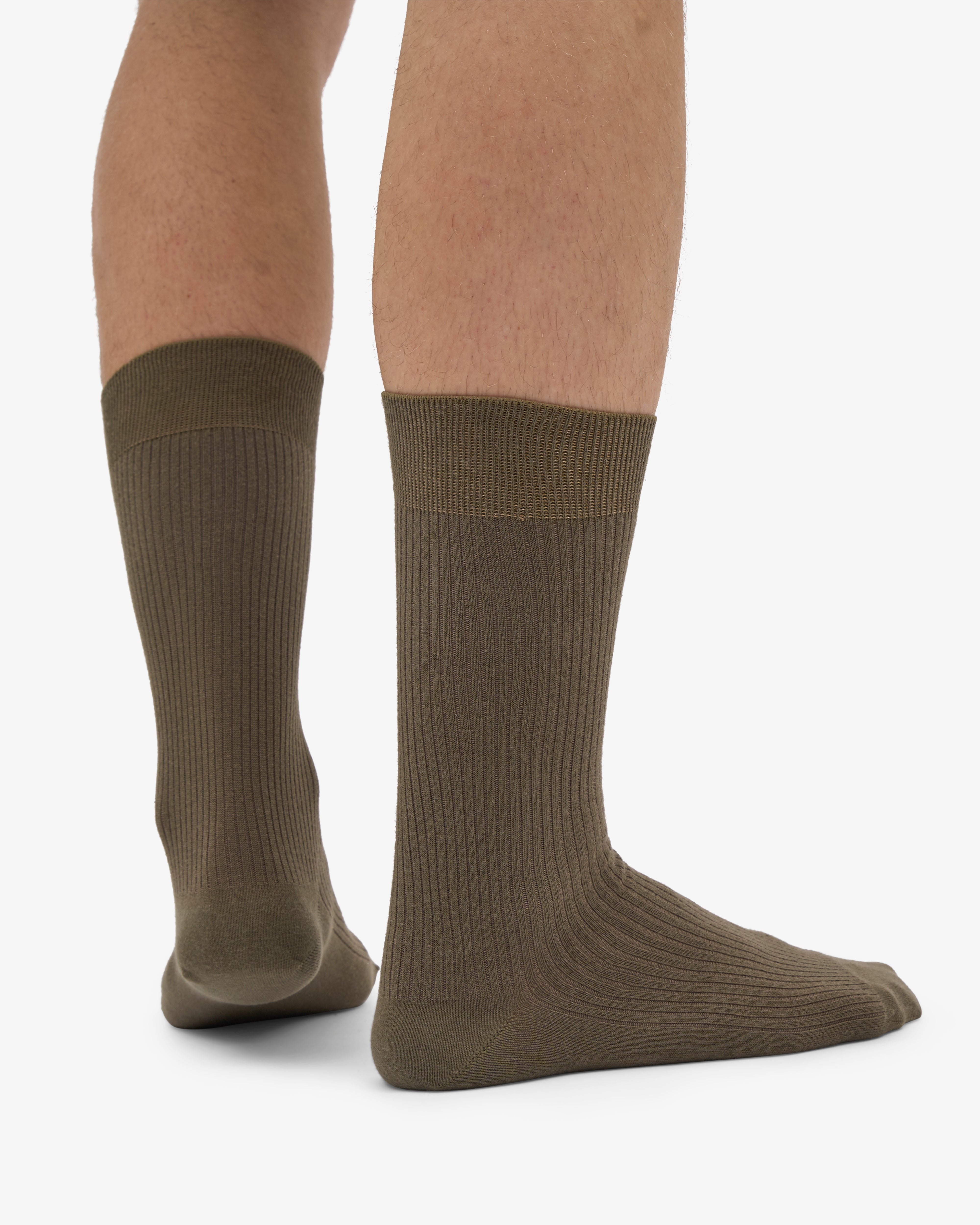Classic Organic Sock - Dusty Olive
