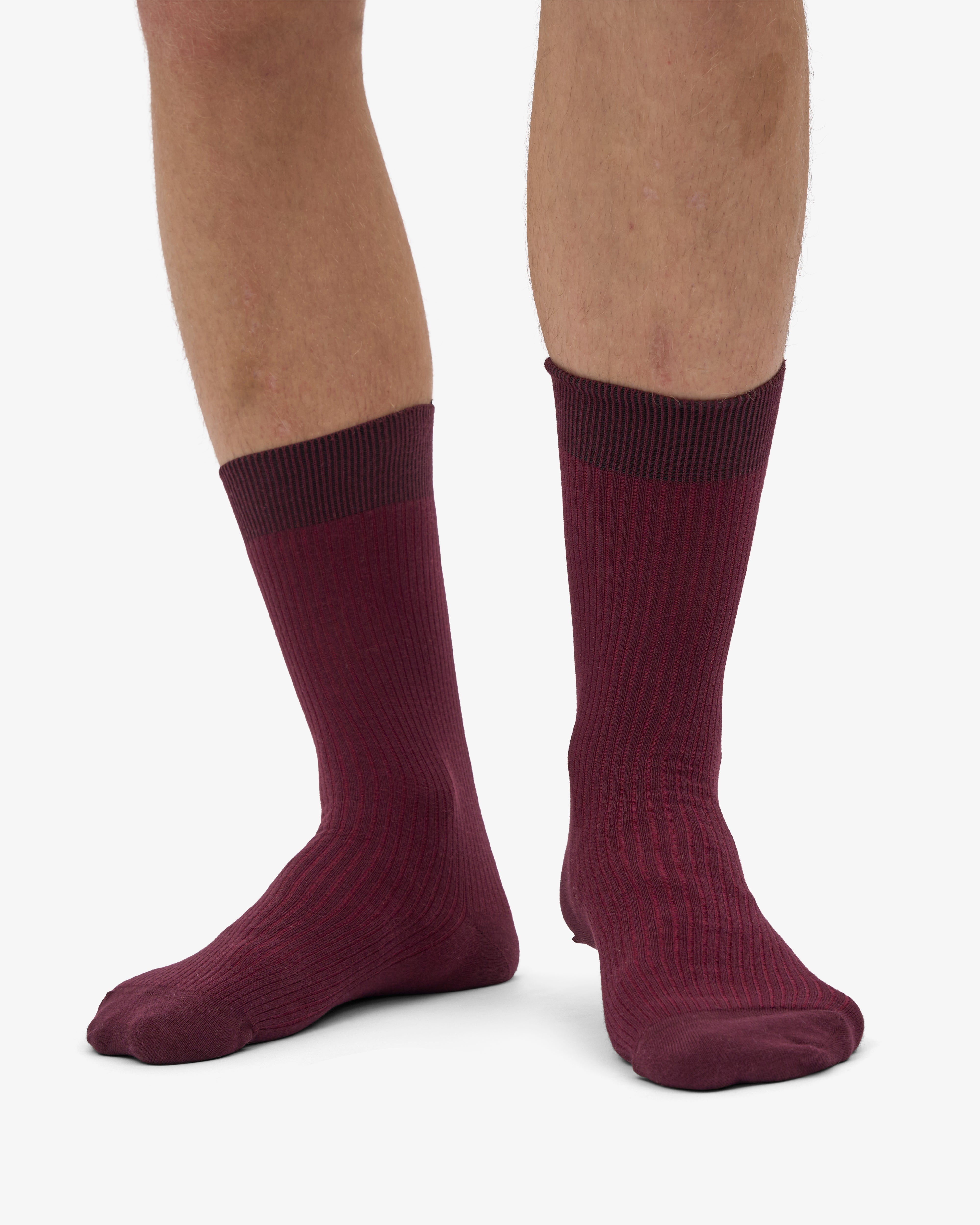 Classic Organic Sock - Oxblood Red