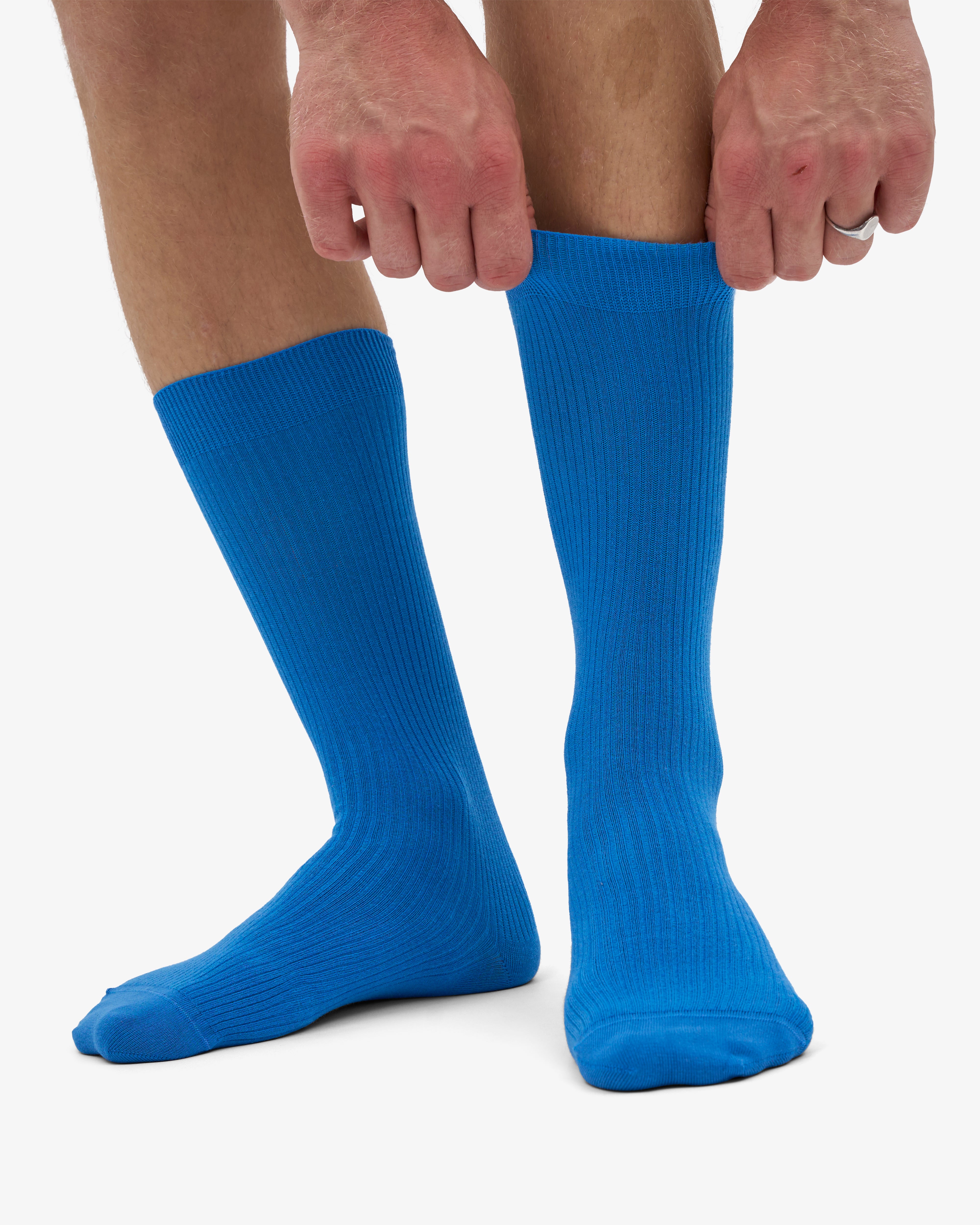Classic Organic Sock - Pacific Blue (3-Pack)