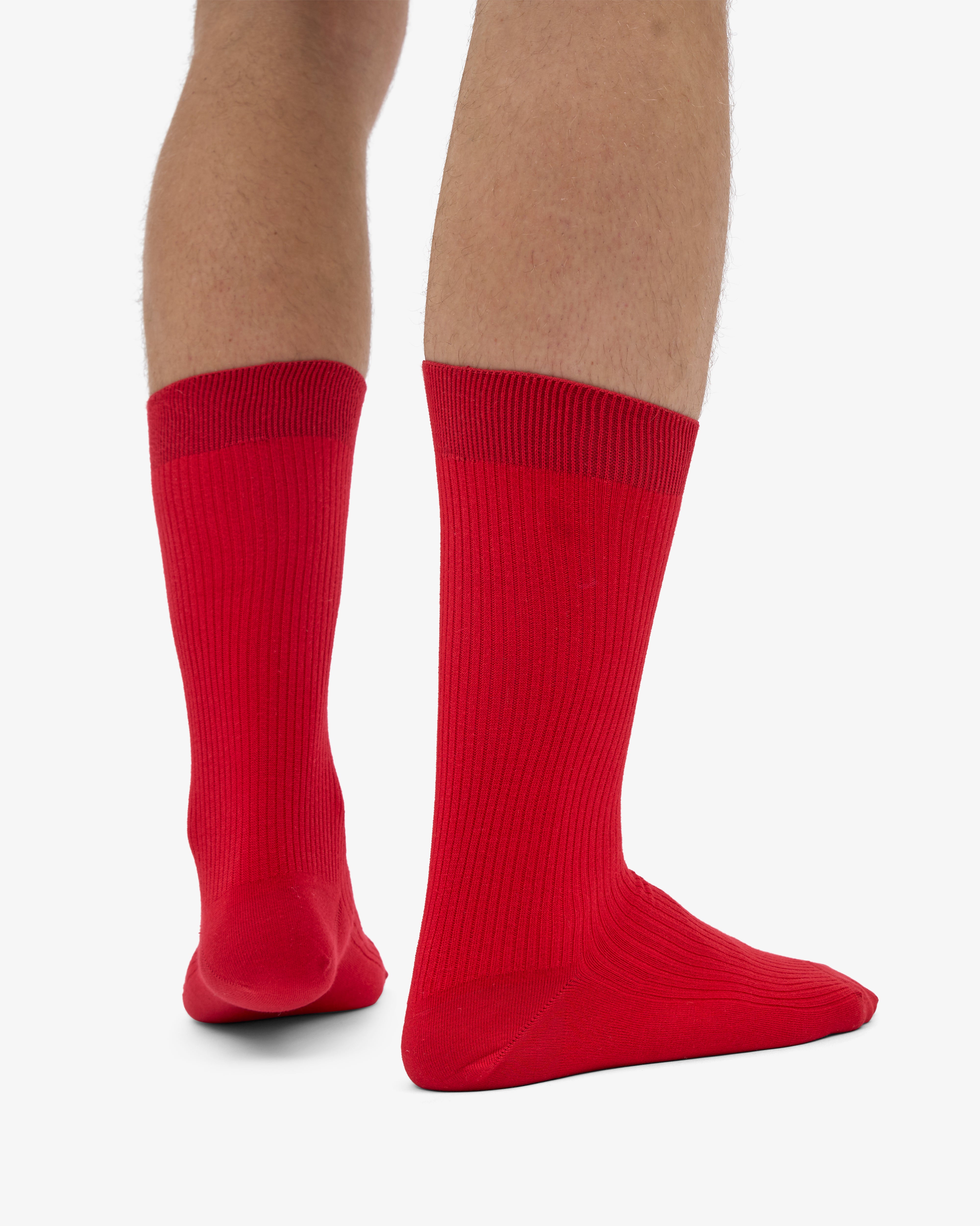 Classic Organic Sock - Scarlet Red (3-Pack)