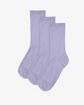 Women Classic Organic Sock - Soft Lavender (3-Pack)