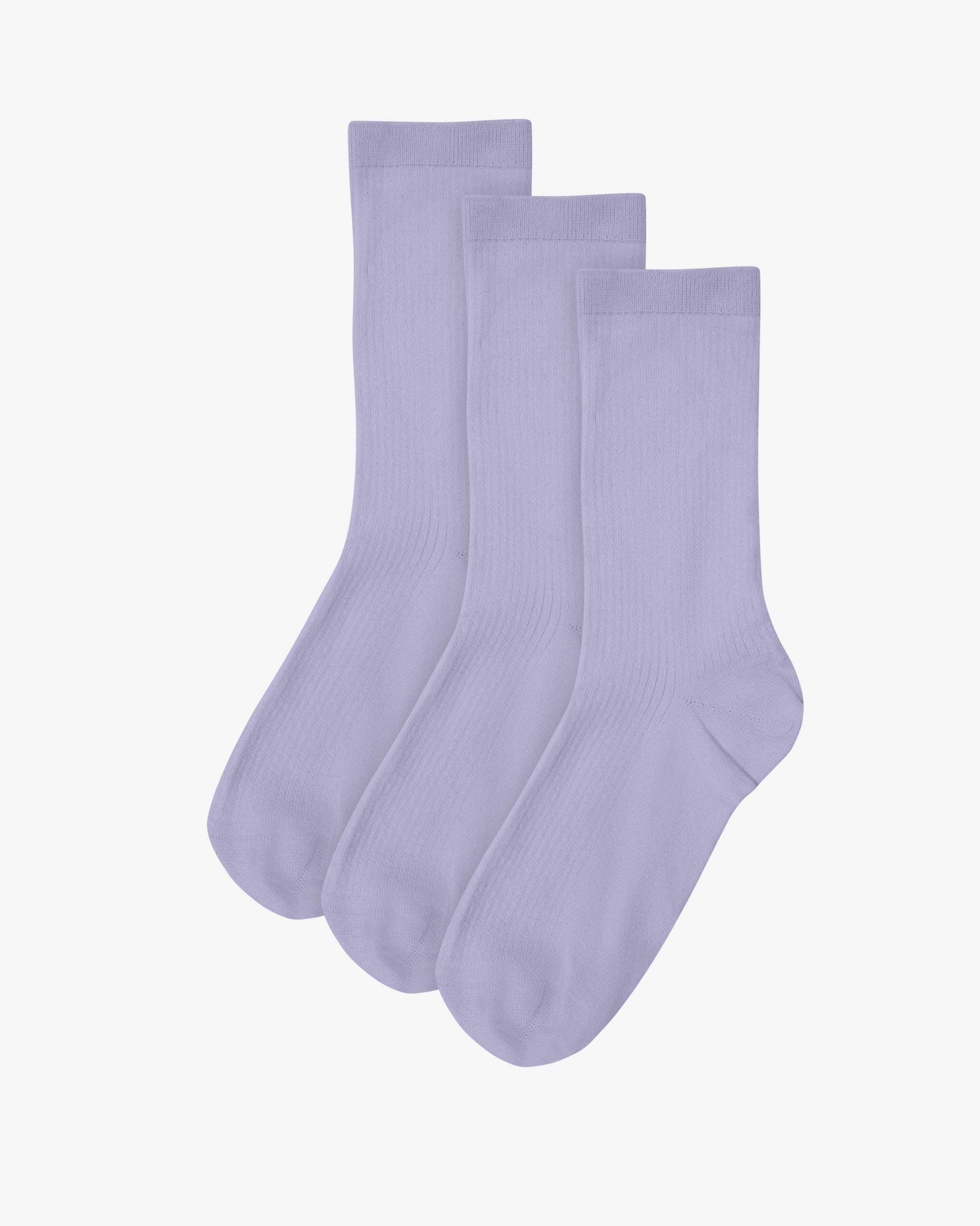 Women Classic Organic Sock - Soft Lavender (3-Pack)