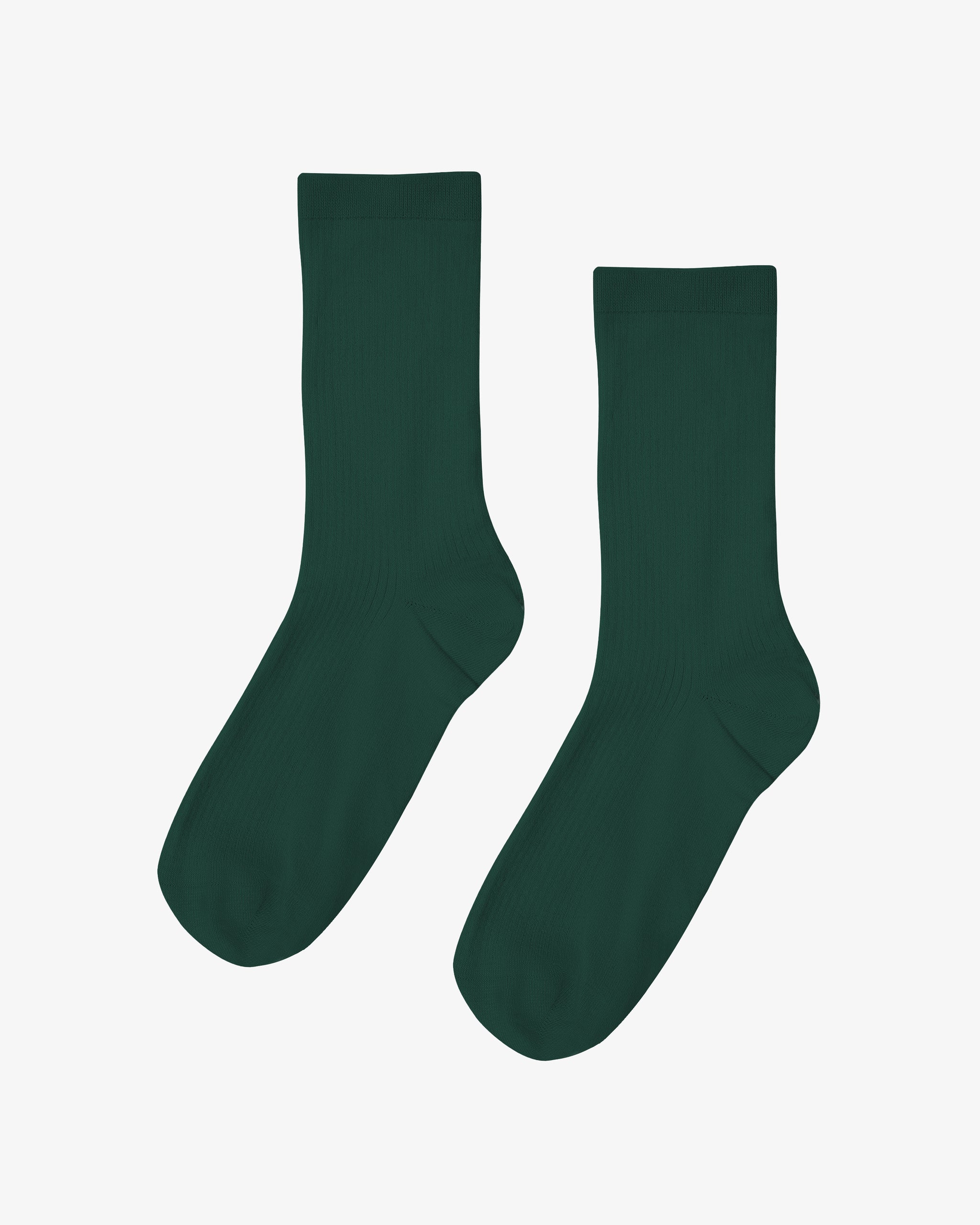 green emerald velvet dress Women Classic Organic Sock