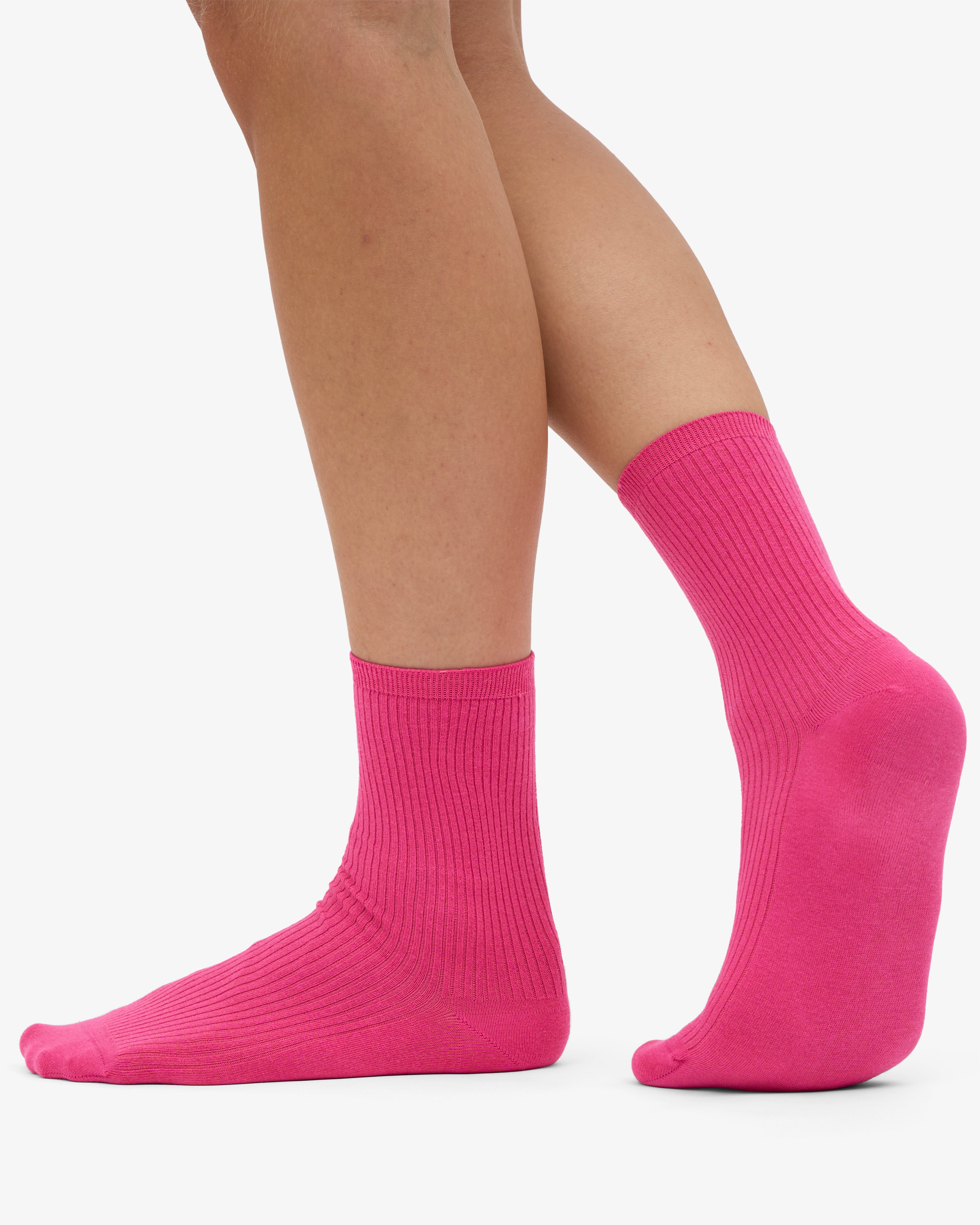 Women Classic Organic Sock - Bubblegum Pink (3-Pack)