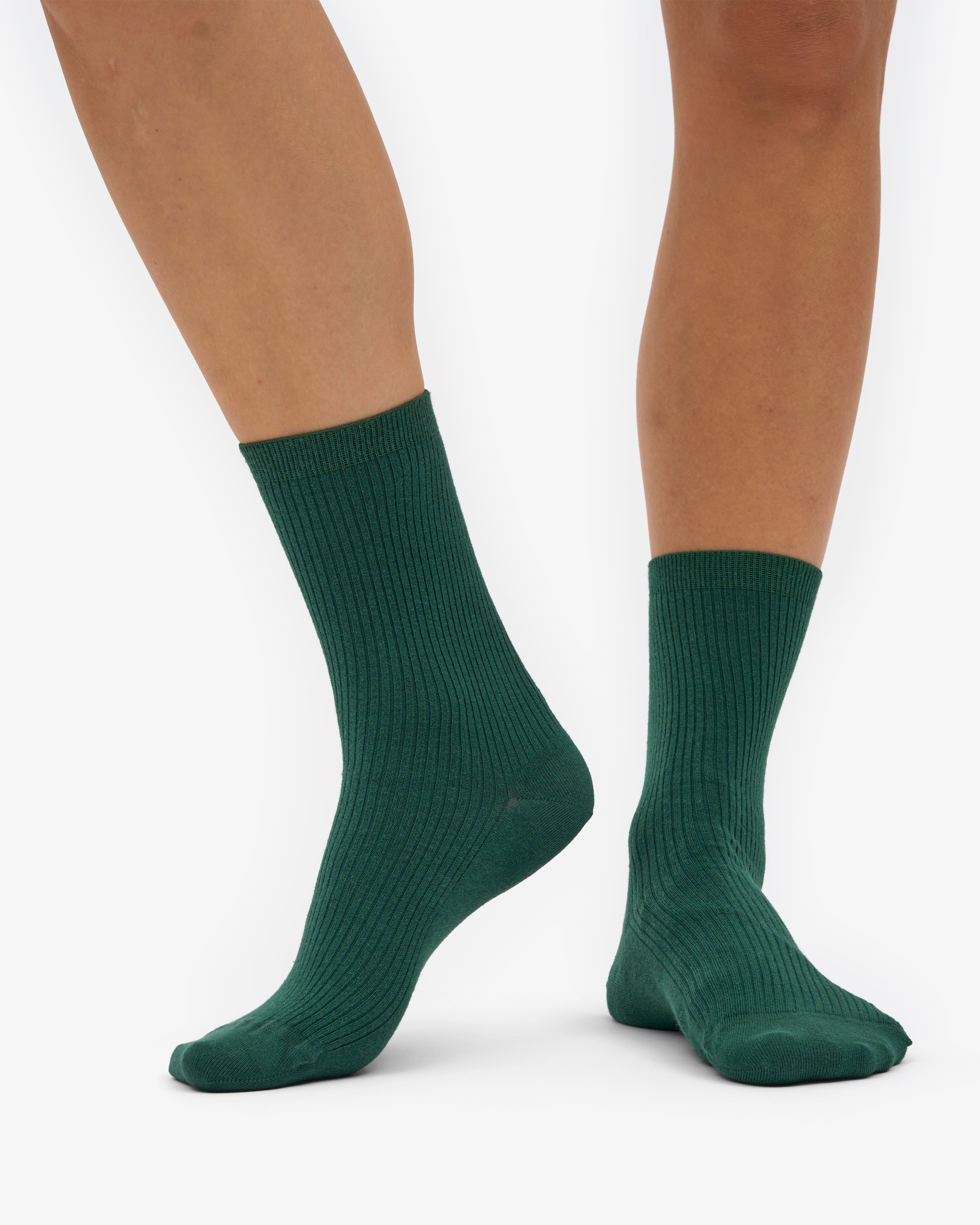 Women Classic Organic Sock - Emerald Green