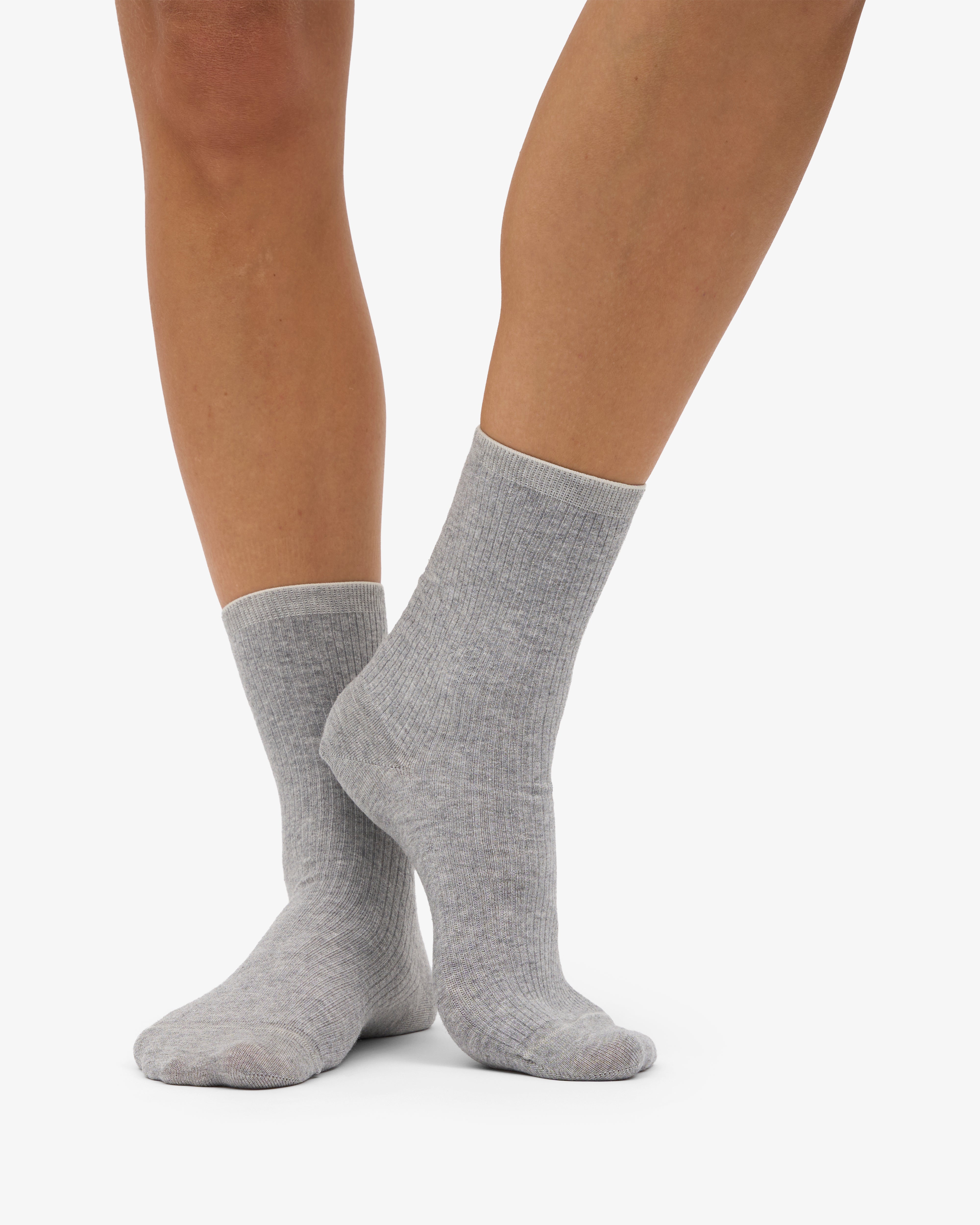 Women Classic Organic Sock - Heather Grey