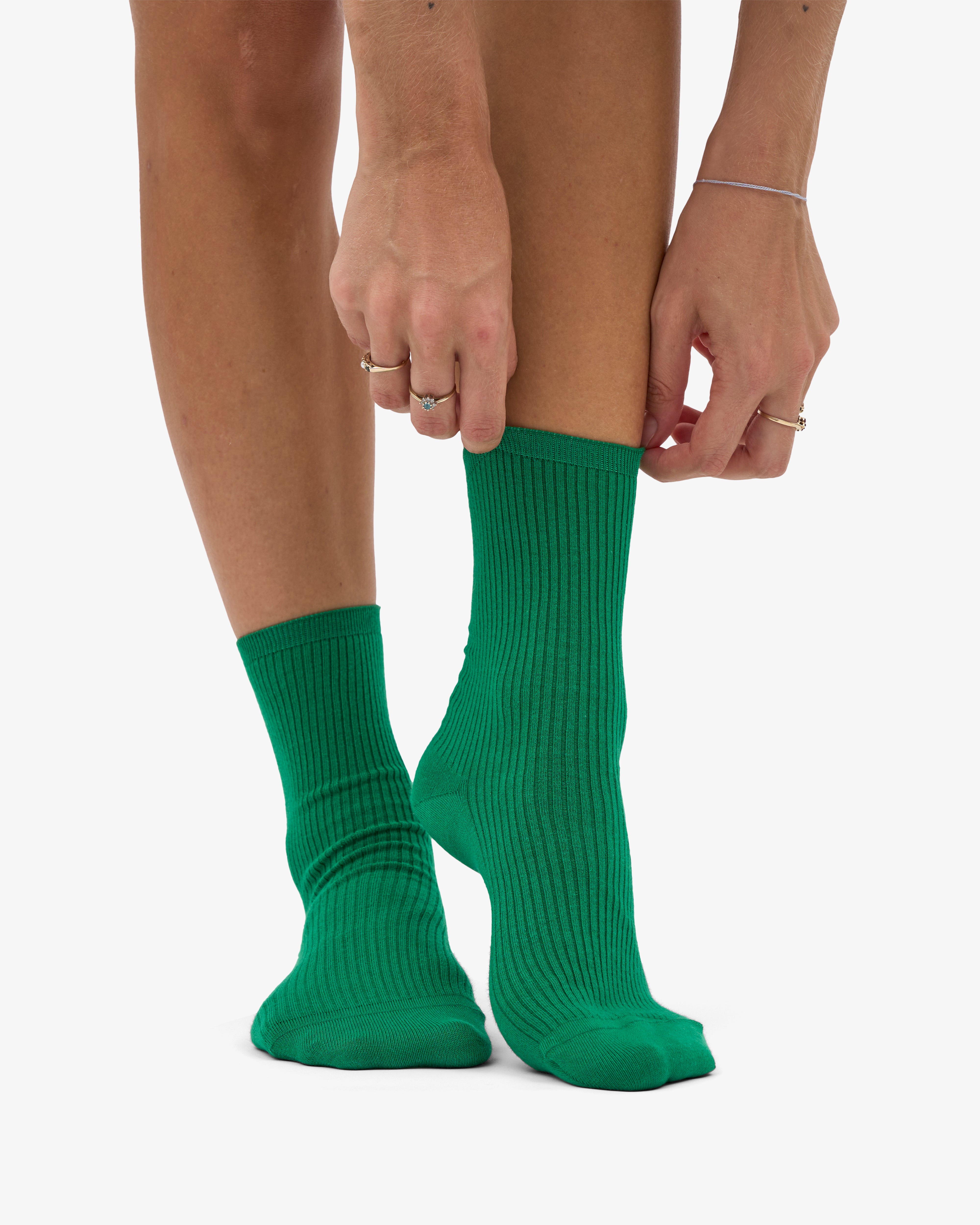 Women Classic Organic Sock - Kelly Green (3-Pack)