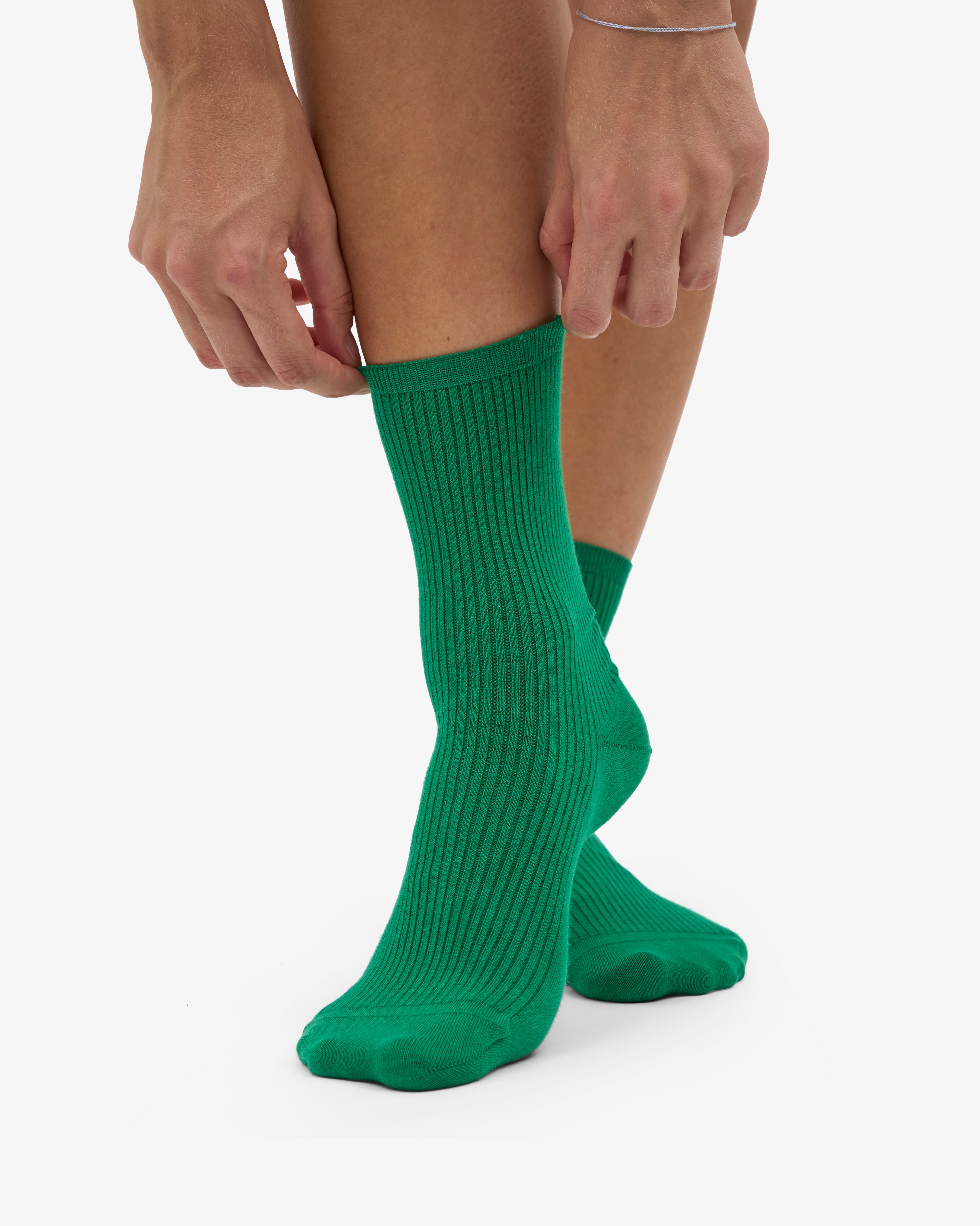 Women Classic Organic Sock - Kelly Green (3-Pack)