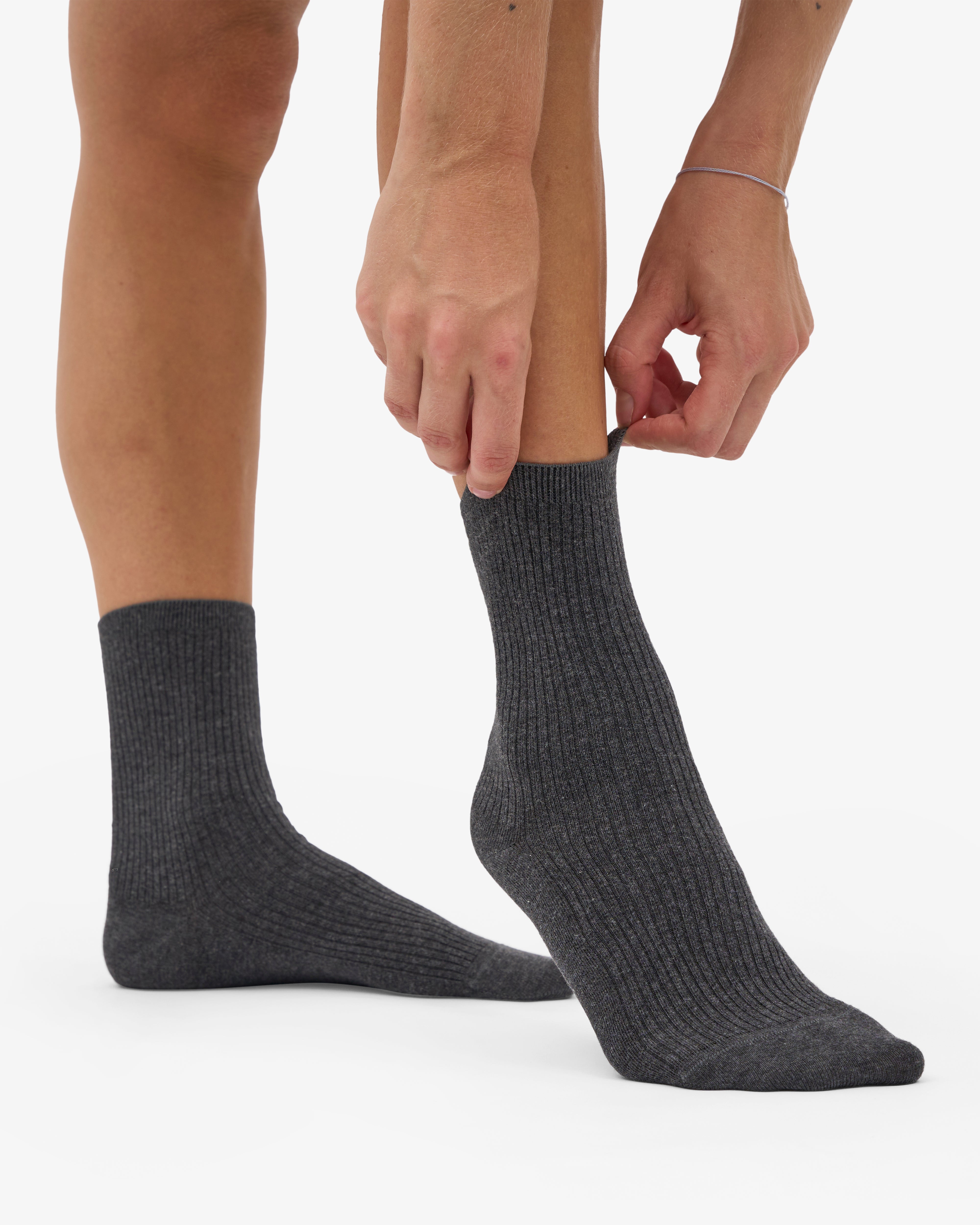 Women Classic Organic Sock - Lava Grey