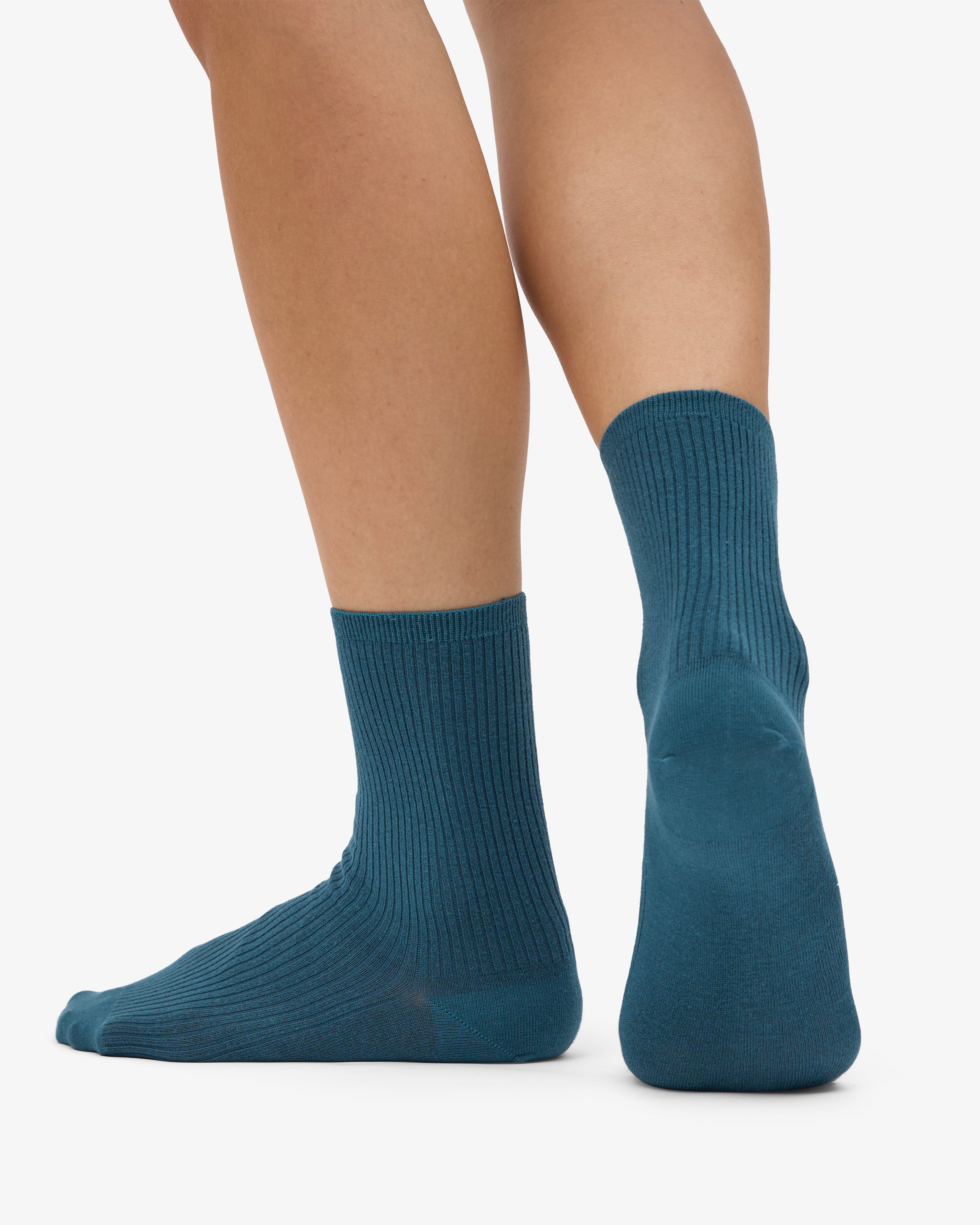 Women Classic Organic Sock - Ocean Green (3-Pack)