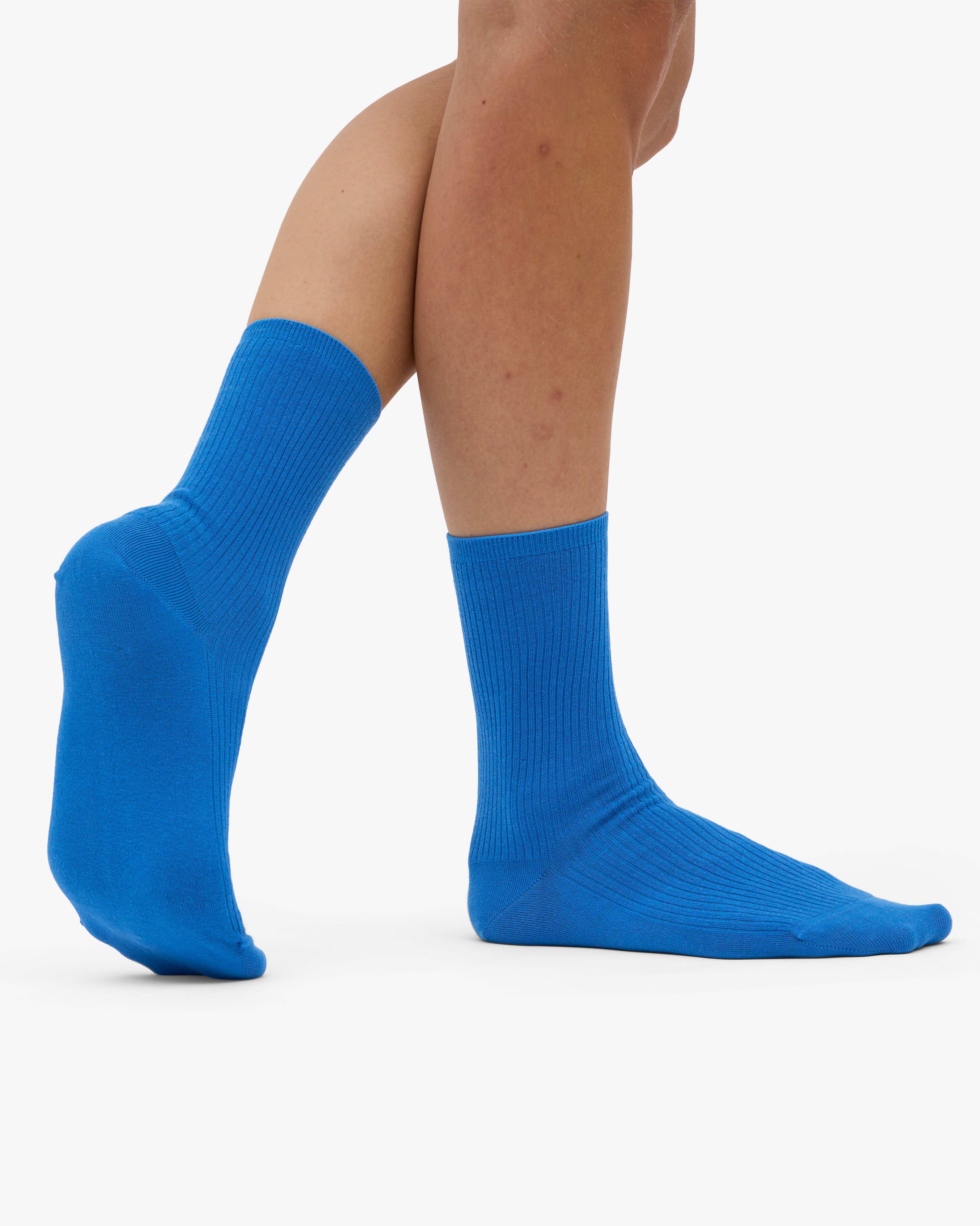 Women Classic Organic Sock - Pacific Blue (3-Pack)