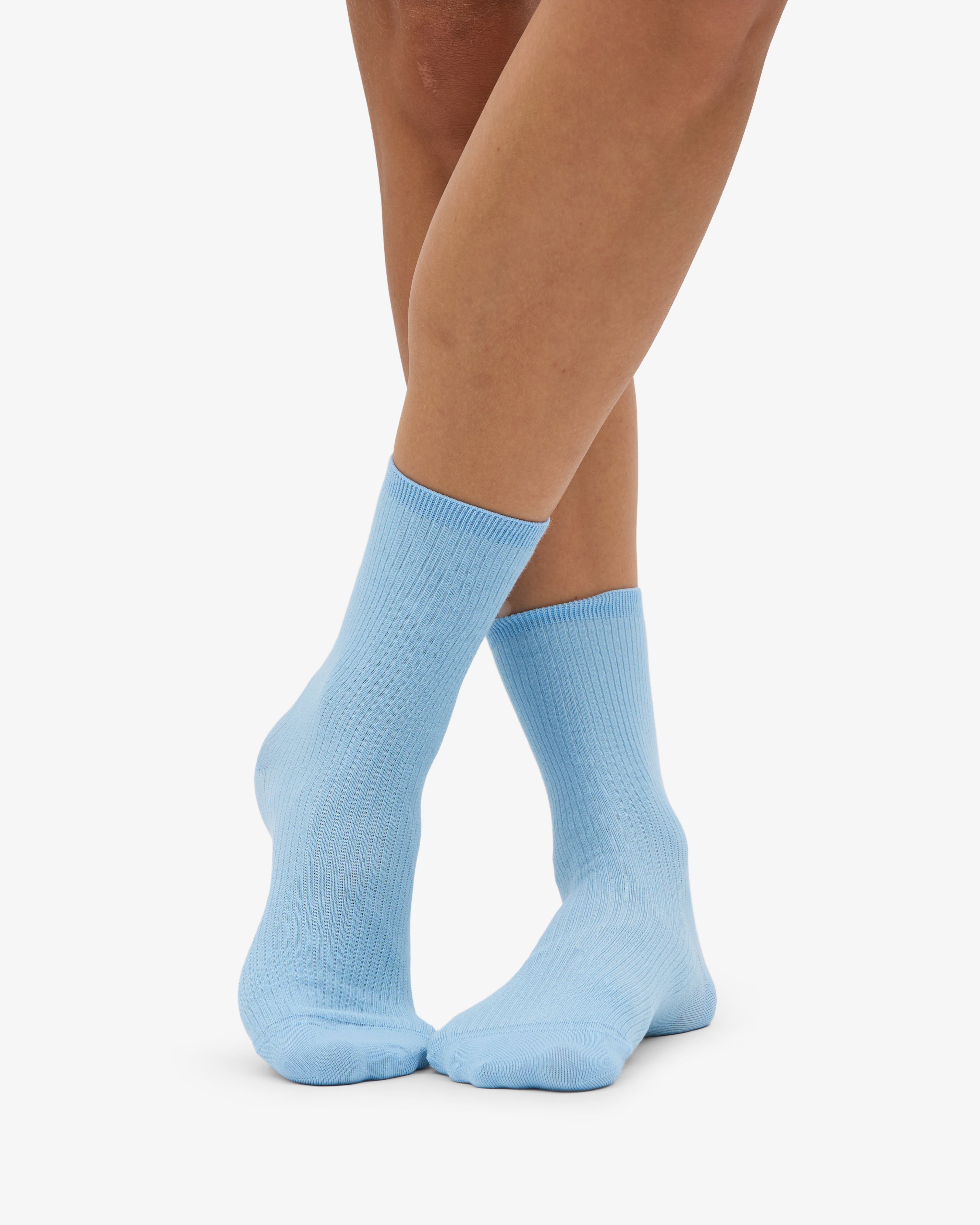 Women Classic Organic Sock - Seaside Blue