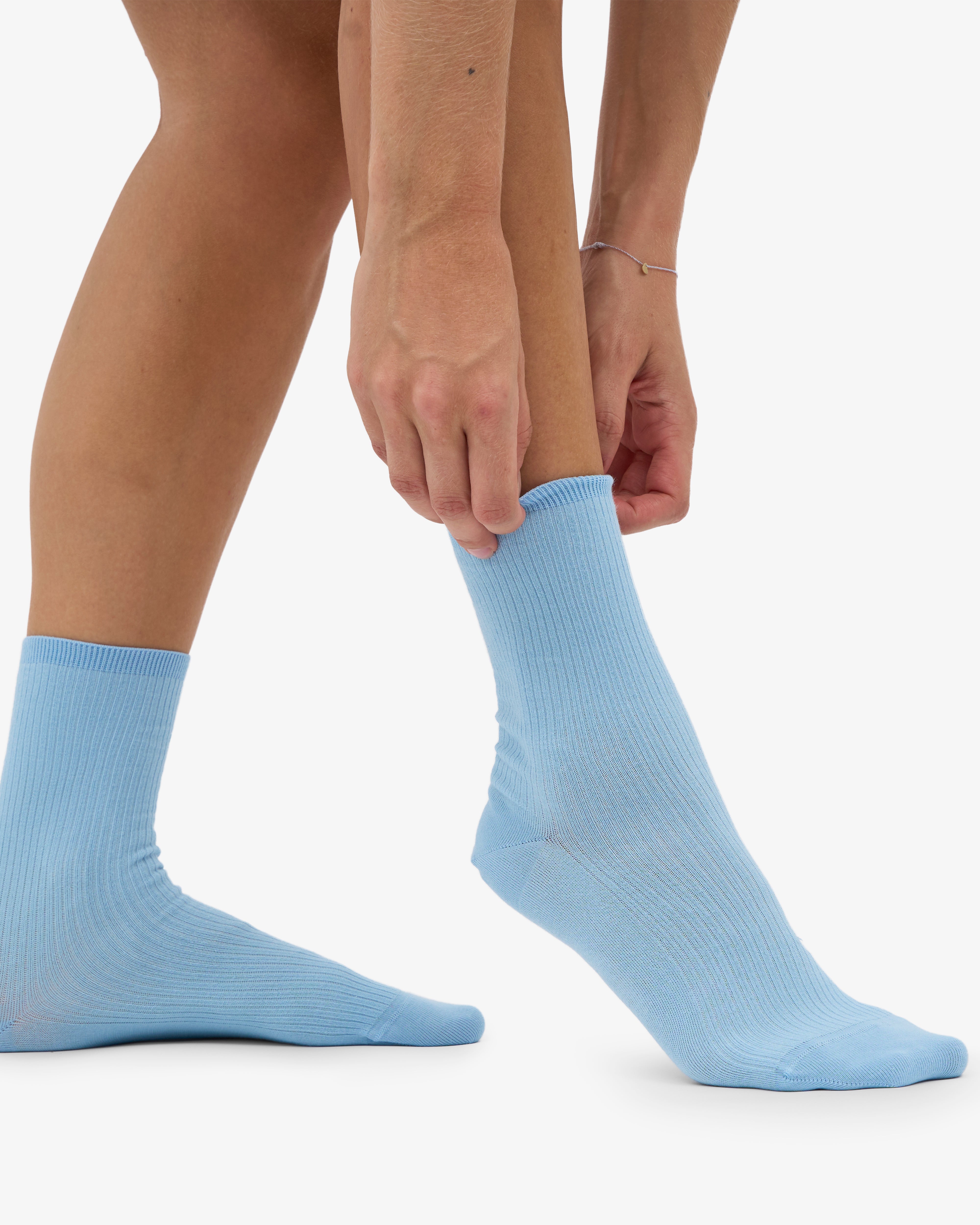 Women Classic Organic Sock - Seaside Blue (3-Pack)