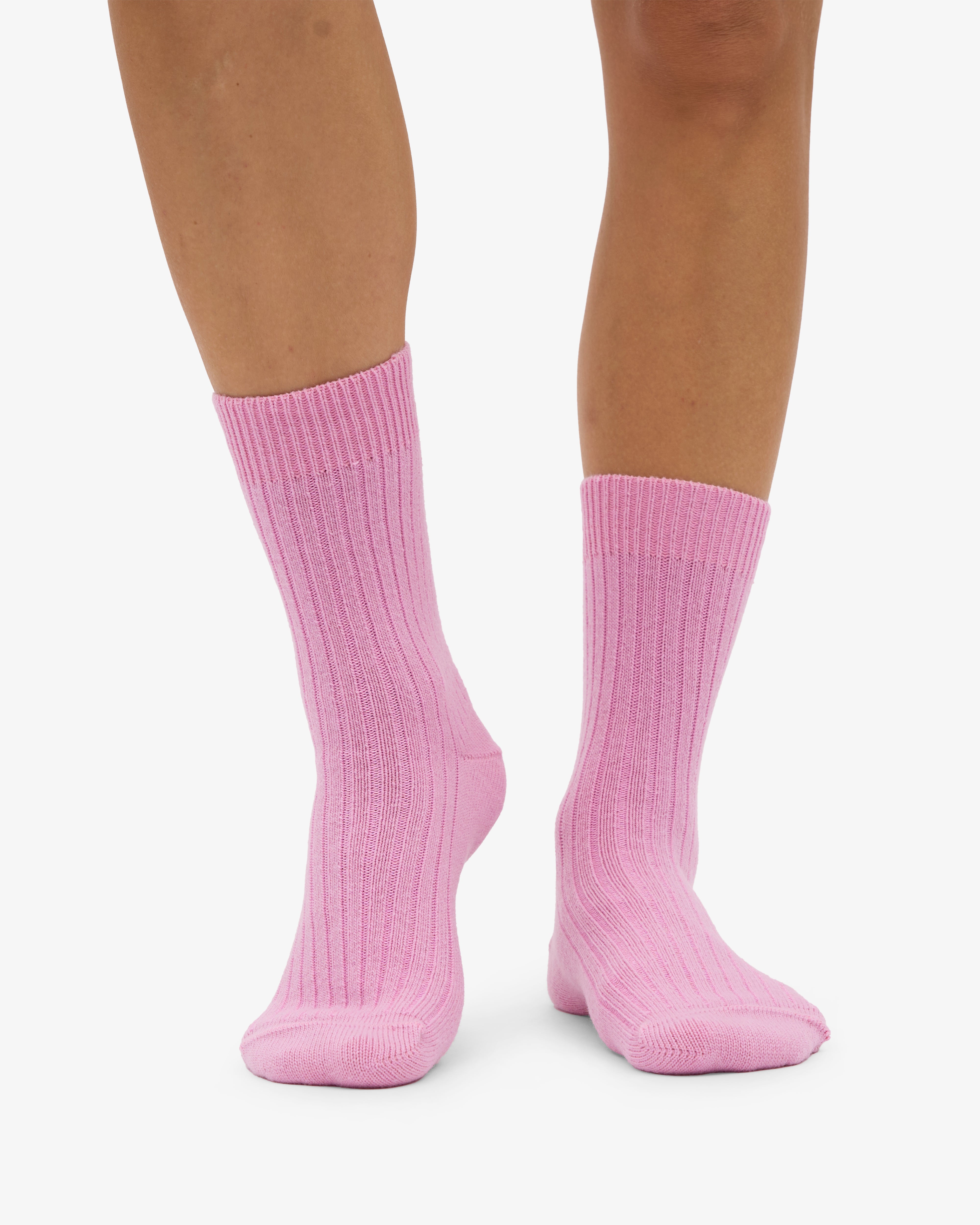 Merino Wool Blend Sock - Cherry Blossom