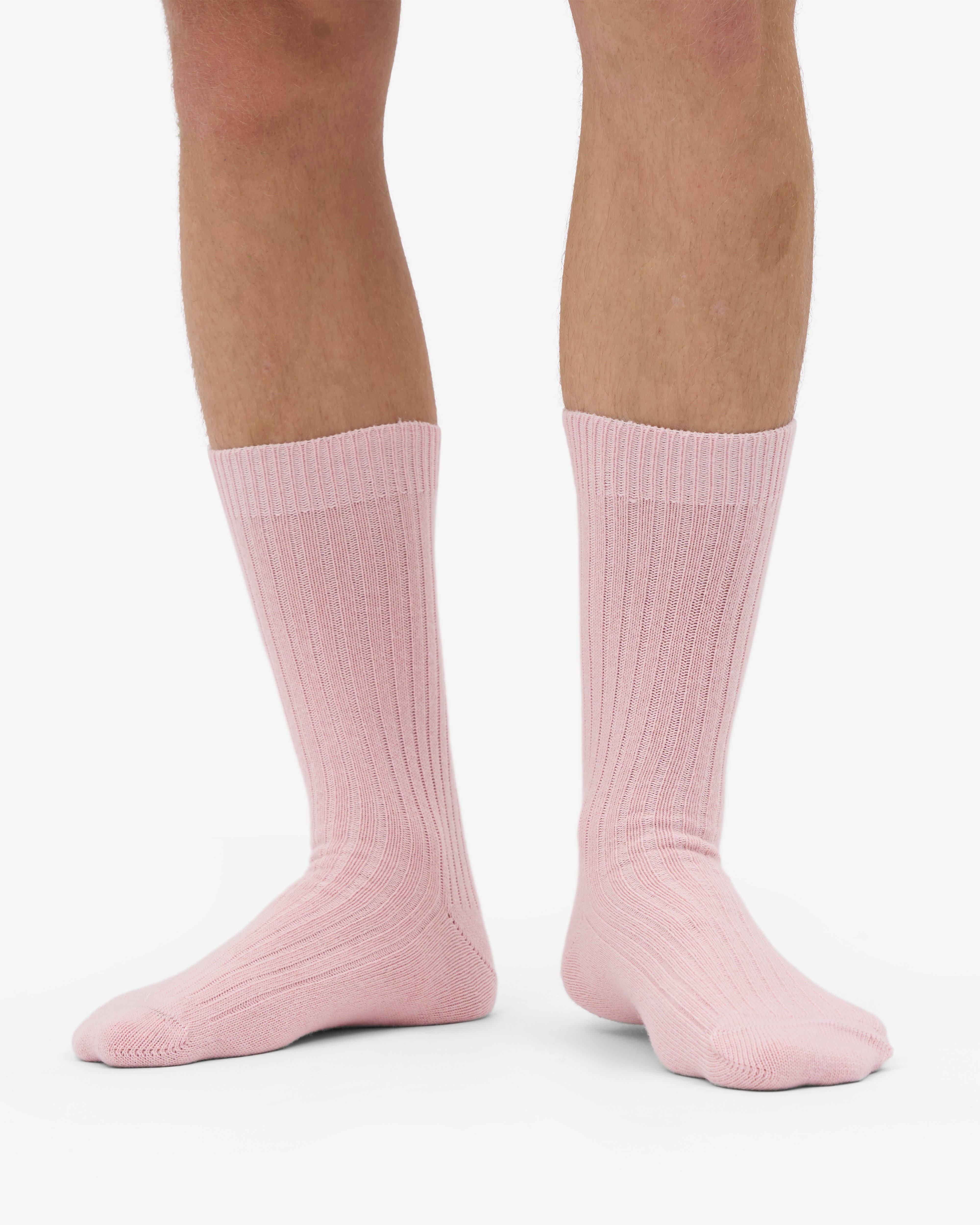 Merino Wool Blend Sock - Faded Pink