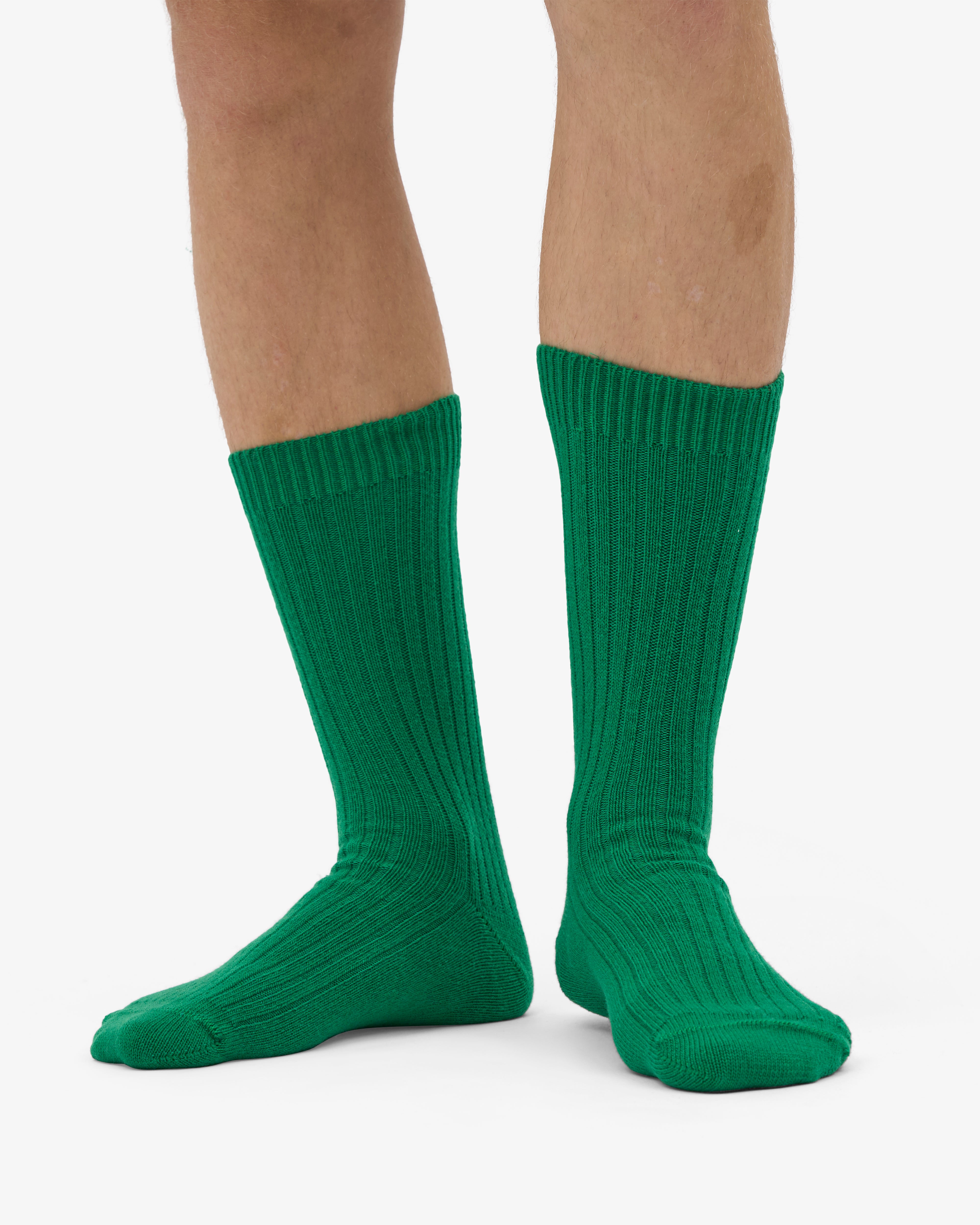 Merino Wool Blend Sock - Kelly Green
