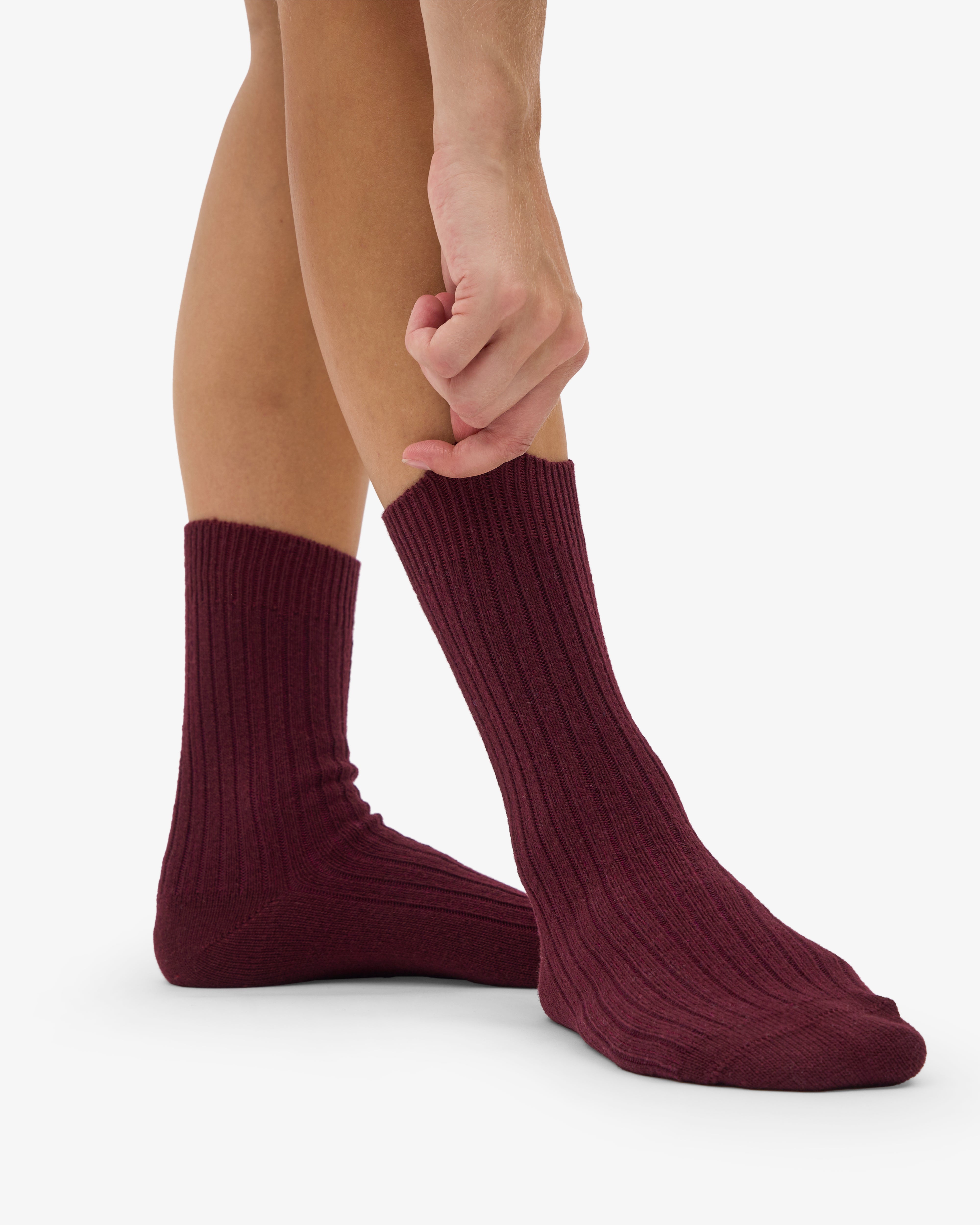 Merino Wool Blend Sock - Emerald Green