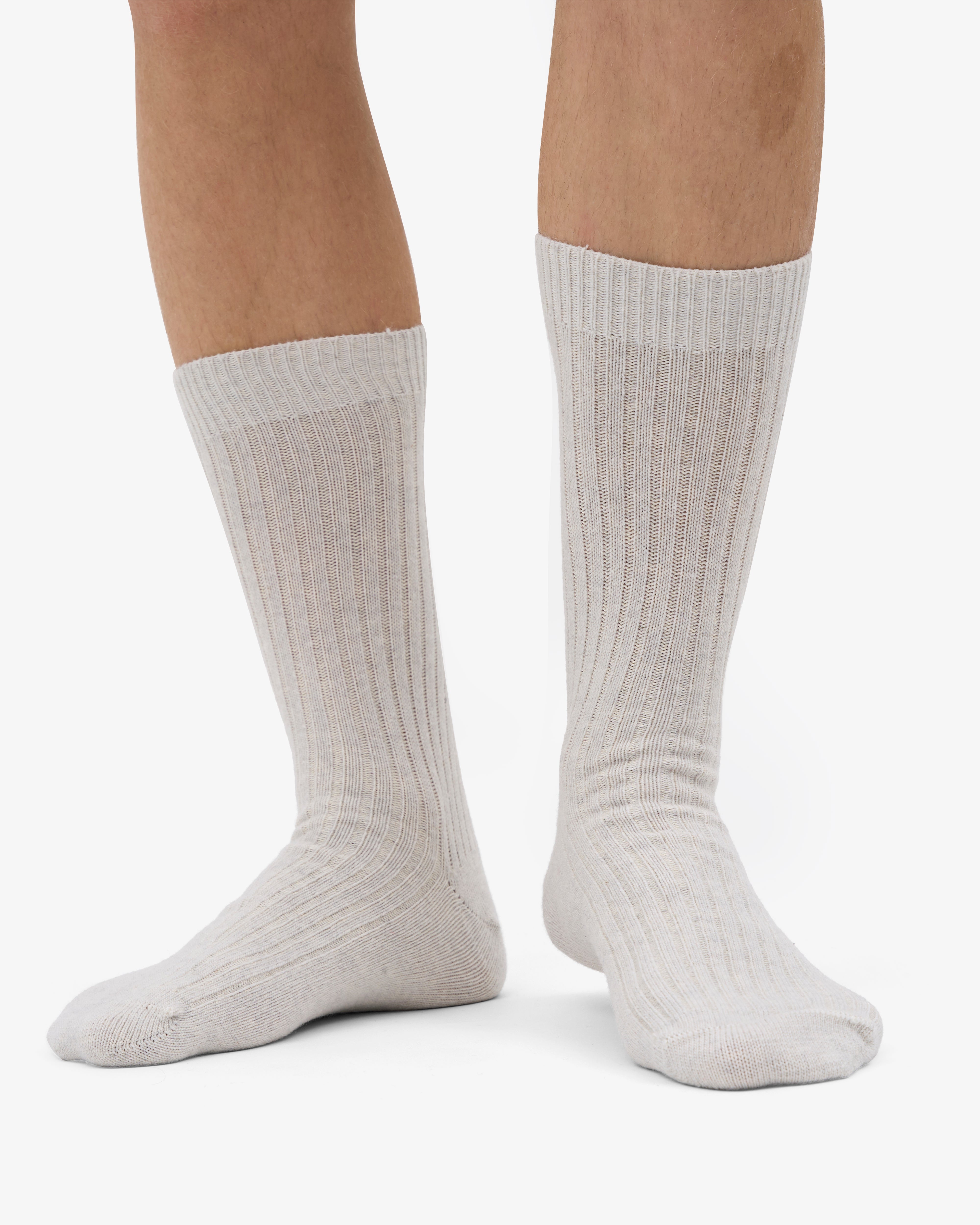 Merino Wool Blend Sock - Snow Melange