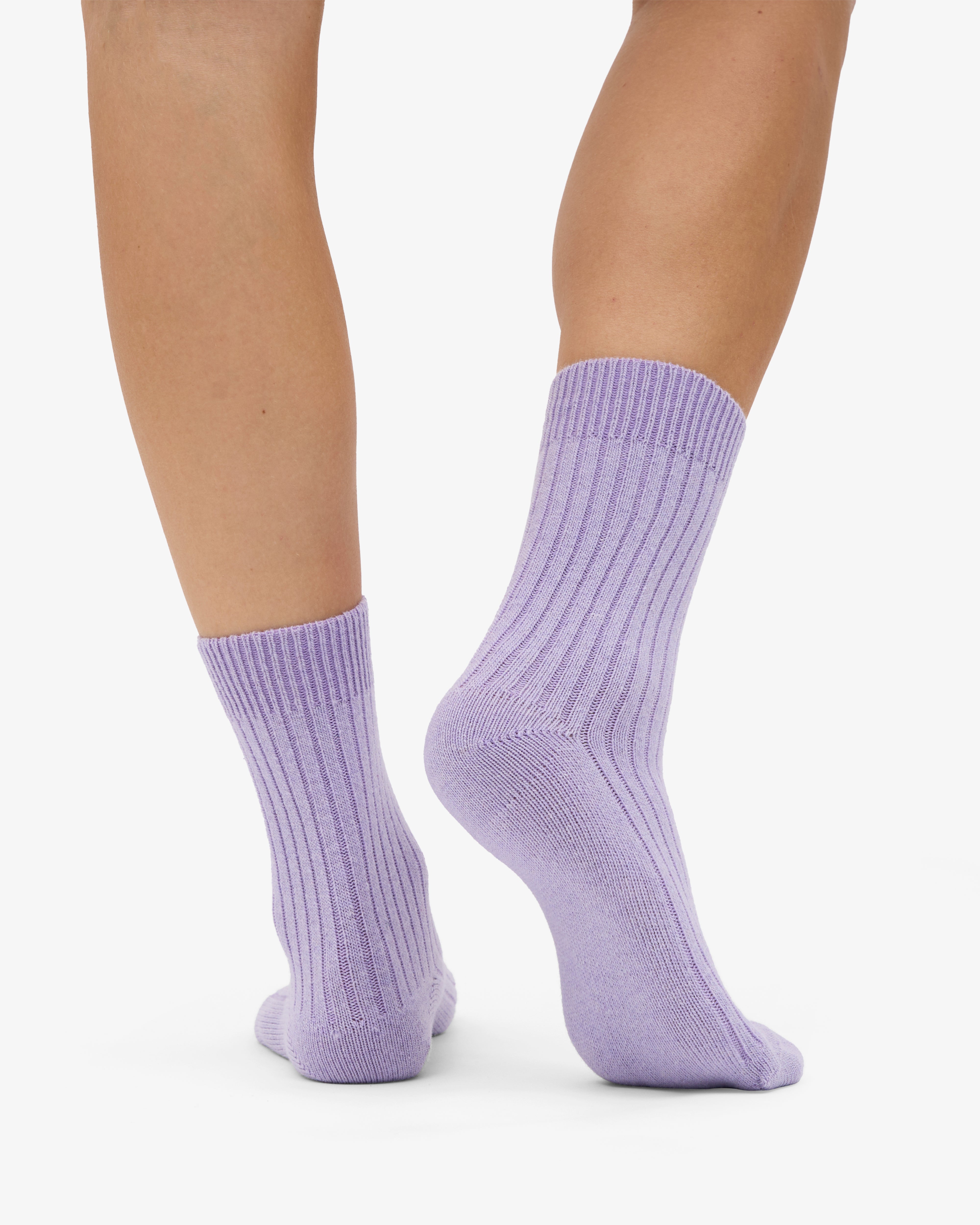 Merino Wool Blend Sock - Soft Lavender
