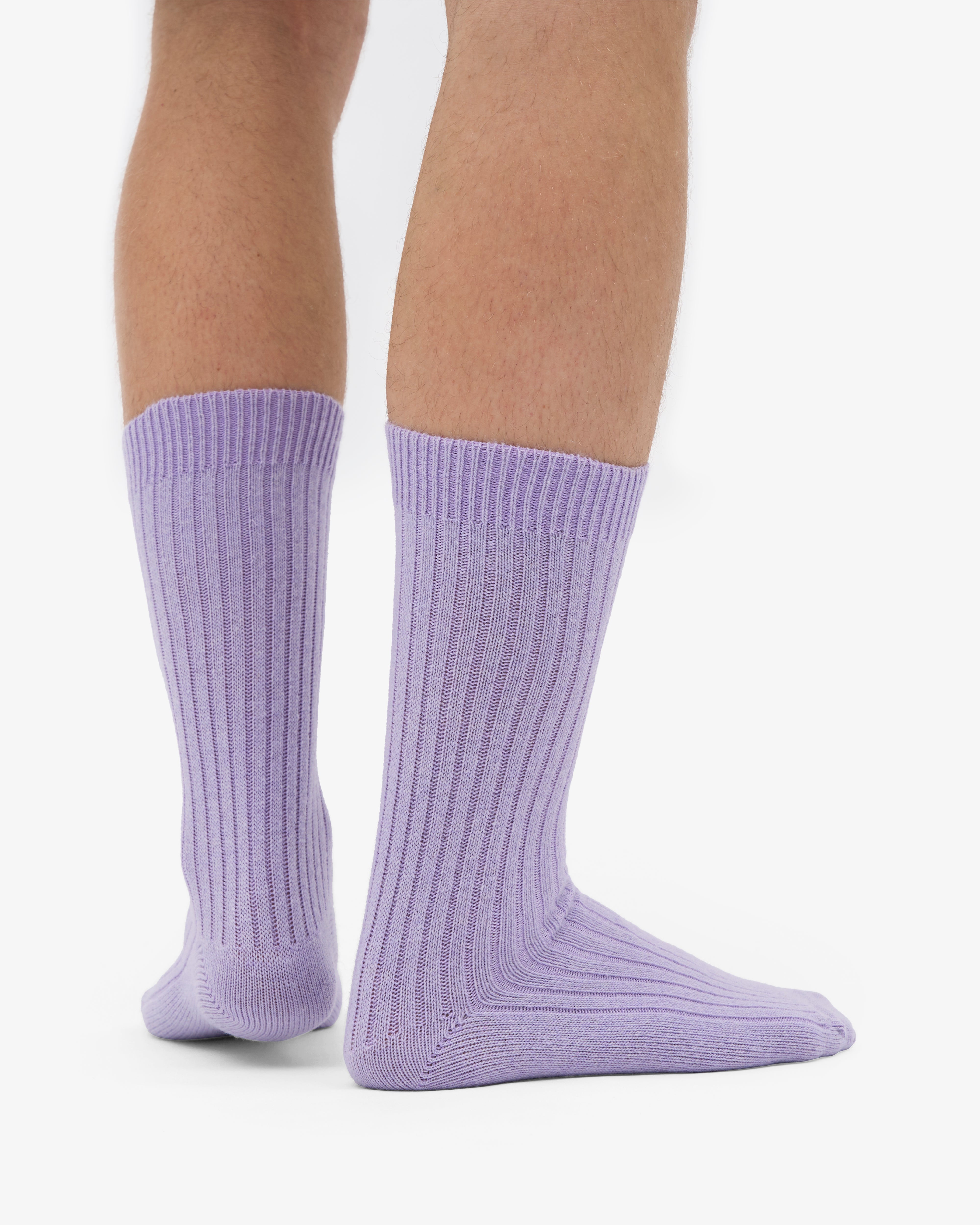 Merino Wool Blend Sock - Soft Lavender