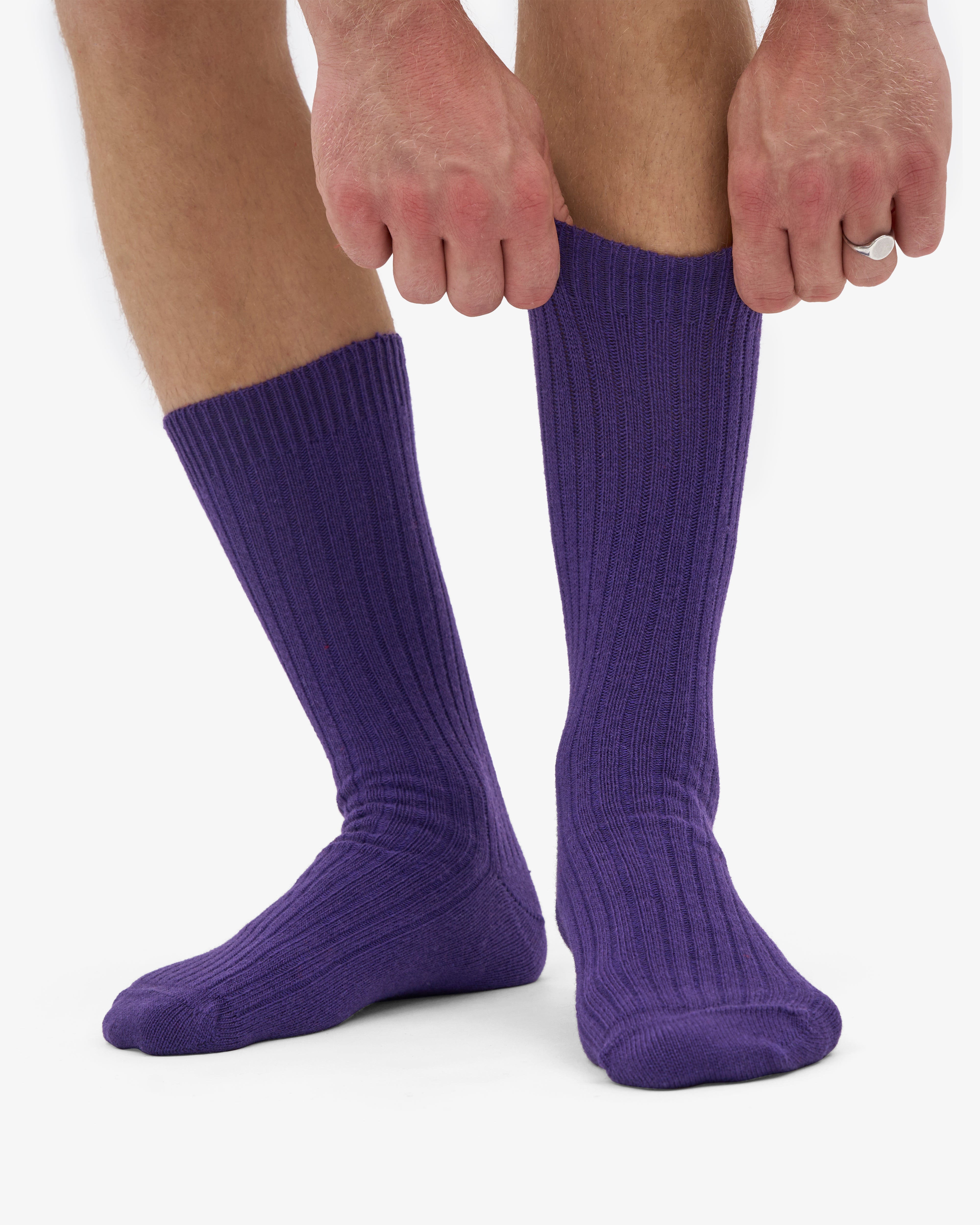 Merino Wool Blend Sock - Ultra Violet