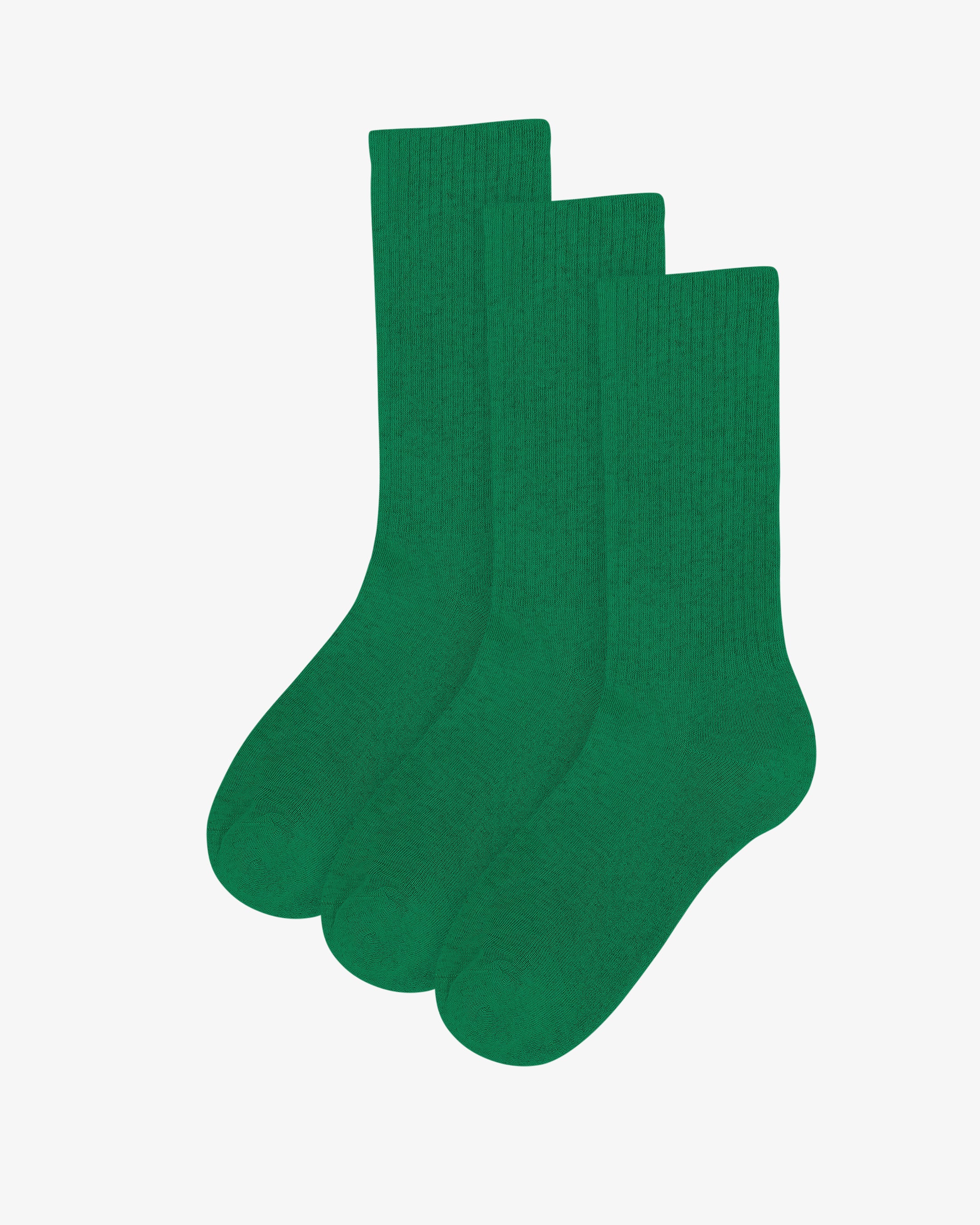 Organic Active Sock - Kelly Green (3-Pack)