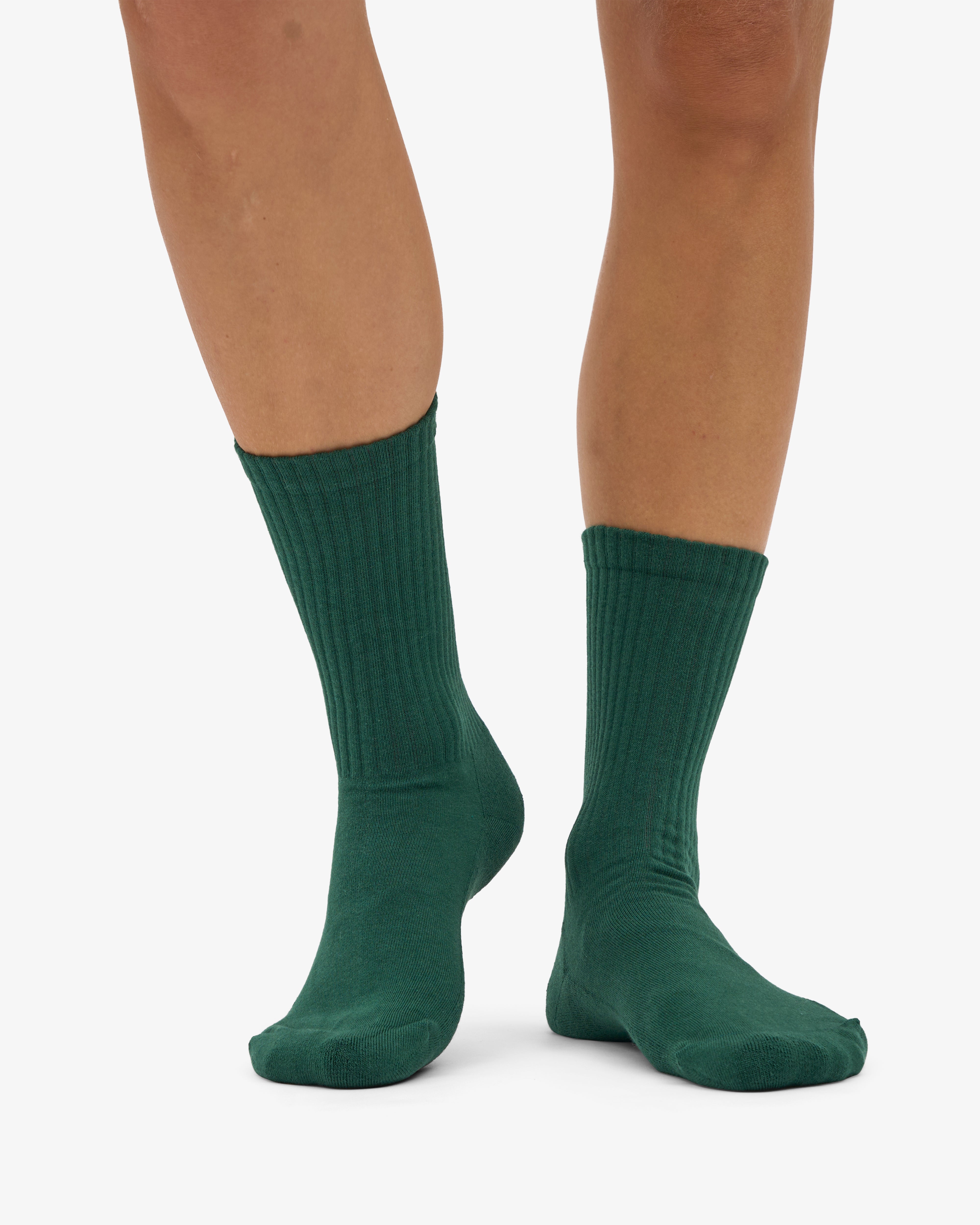 Organic Active Sock - Emerald Green