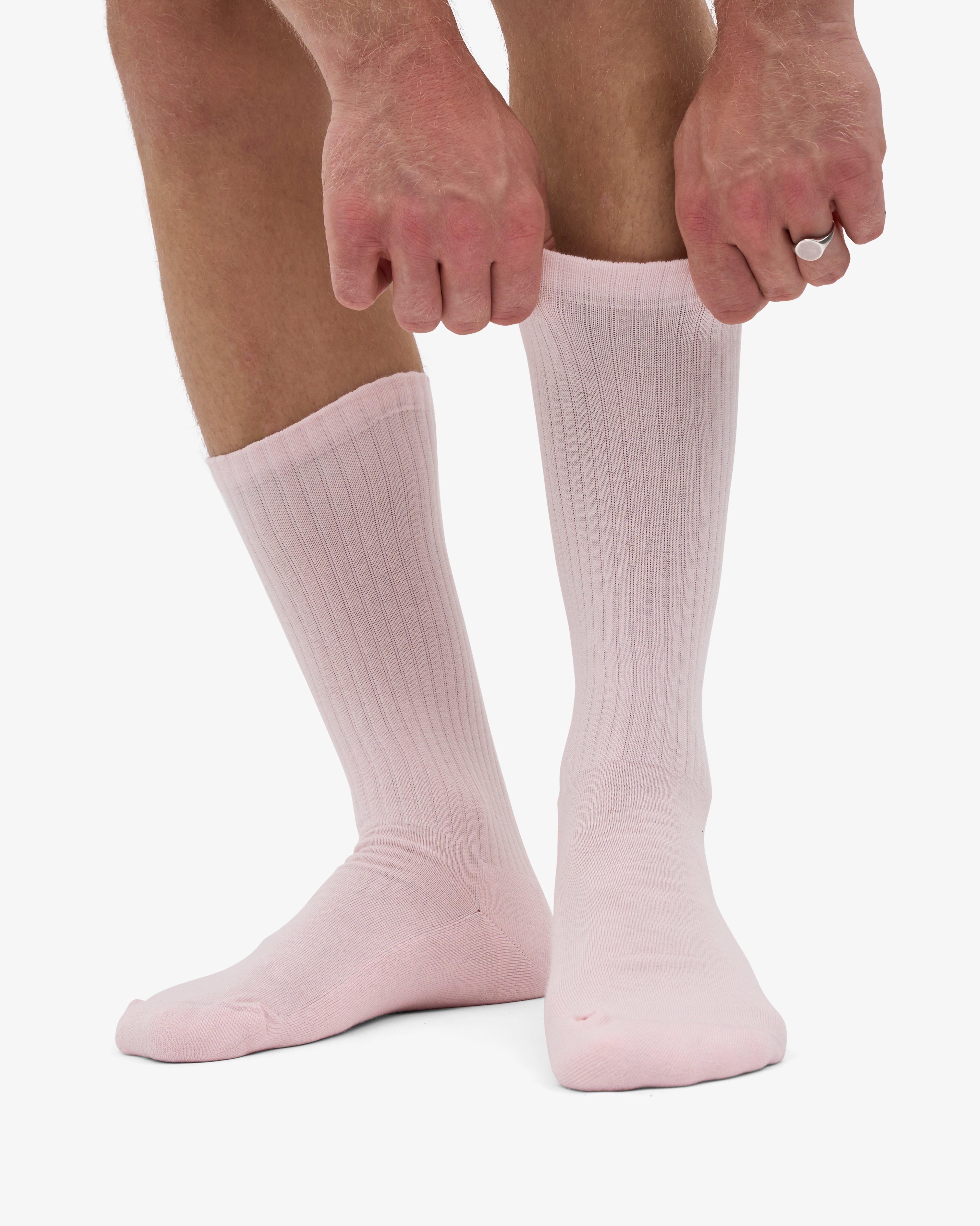 Organic Active Sock - Faded Pink